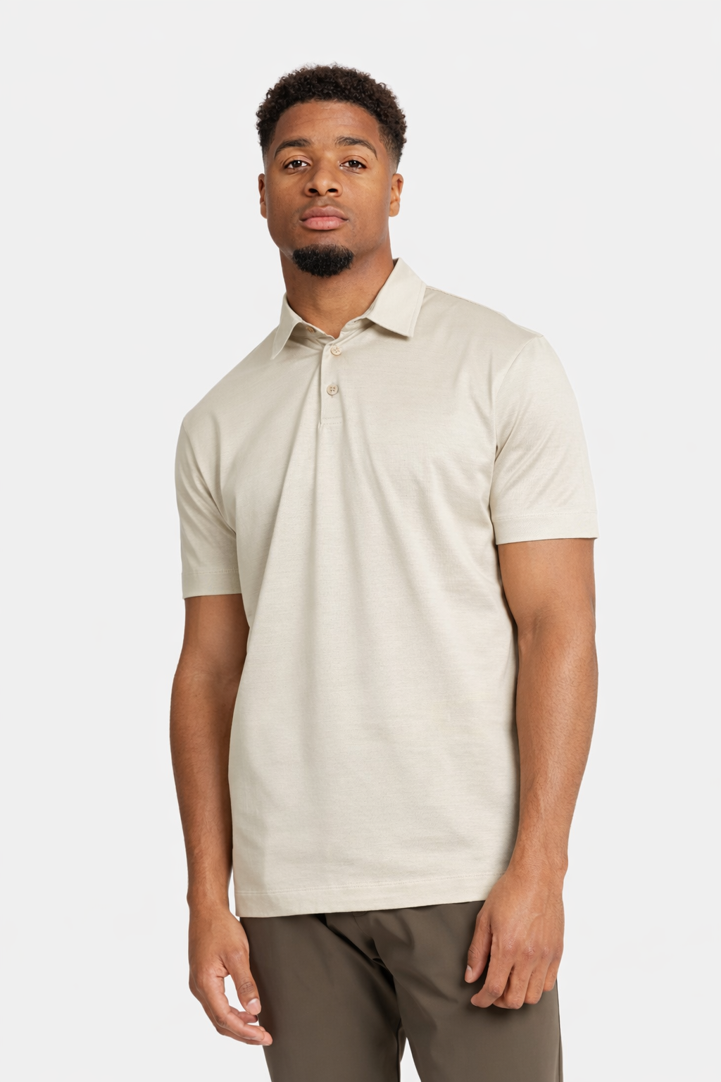 Sandstone Beige Polo Shirt