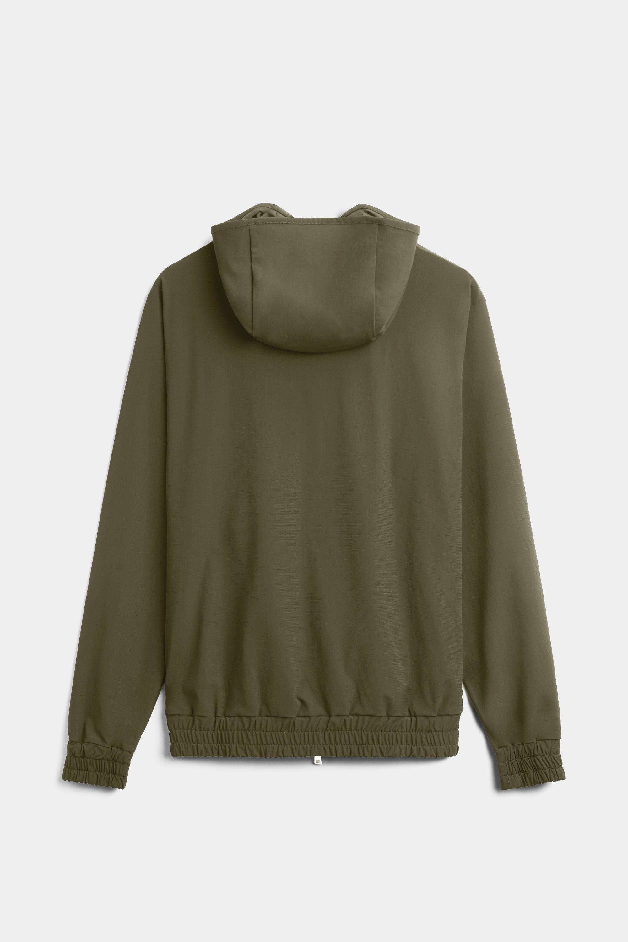 Dark Green Hooded Tech Vest