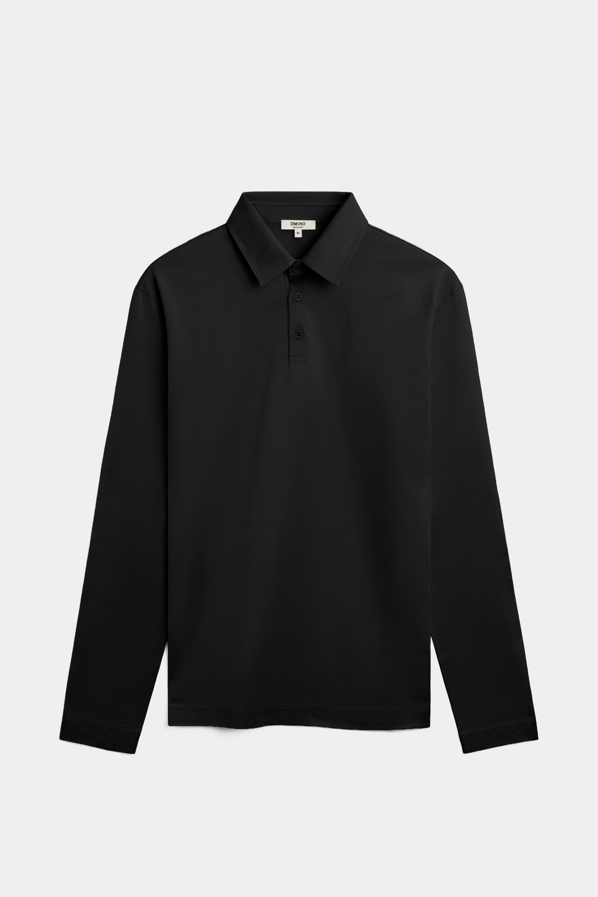 Onyx Black Longsleeve Polo Shirt