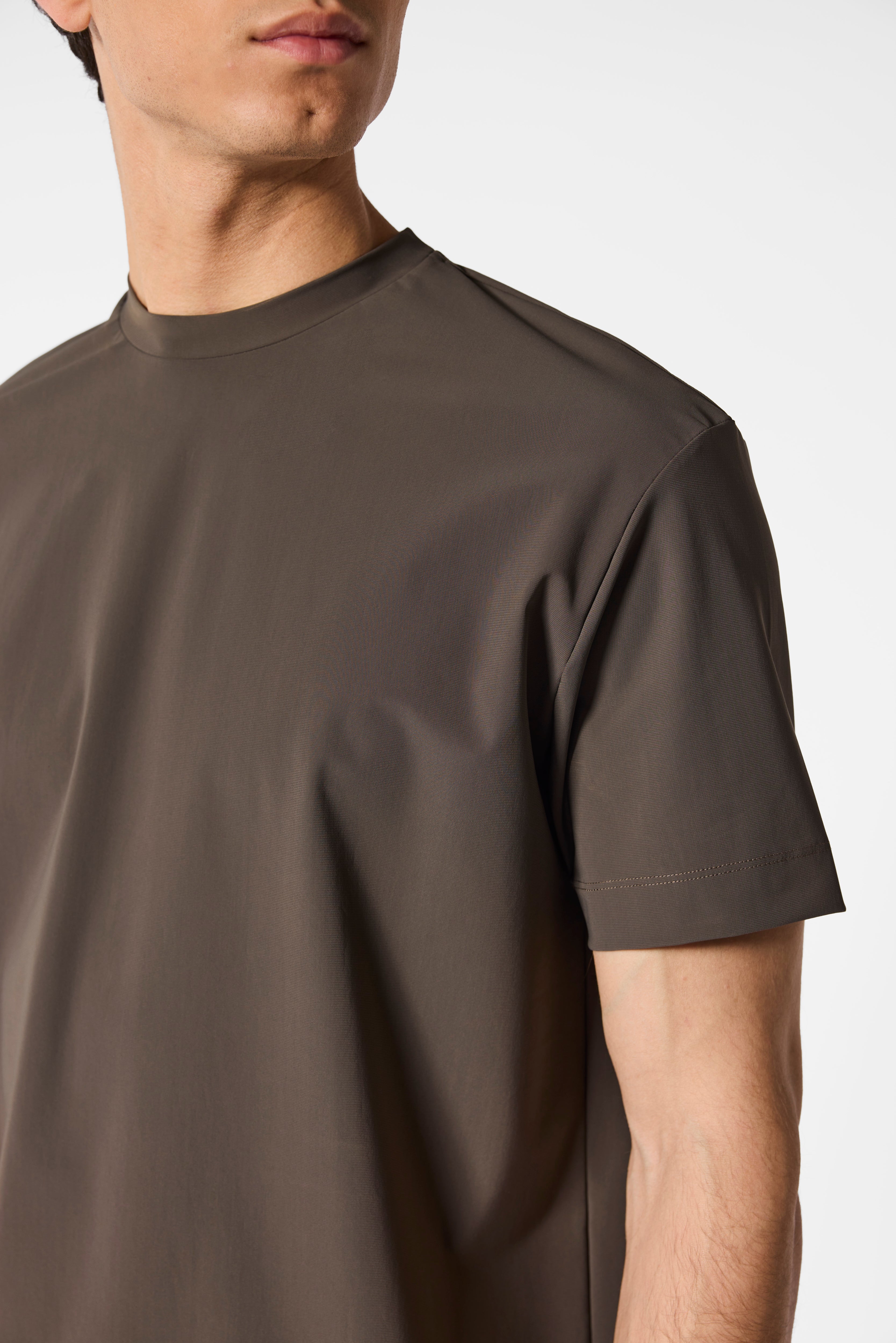 Mocha Brown Tech T-shirt