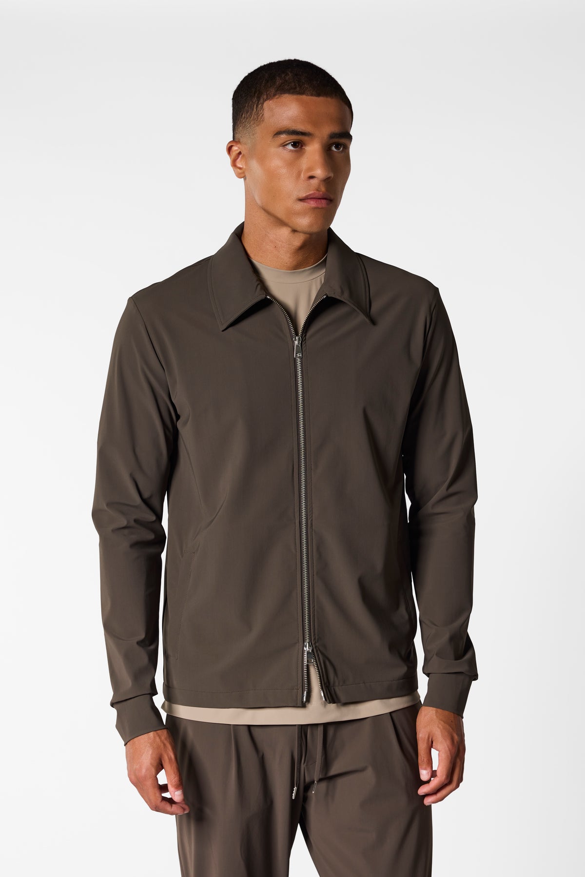 Mocha Brown Signature Tech Vest