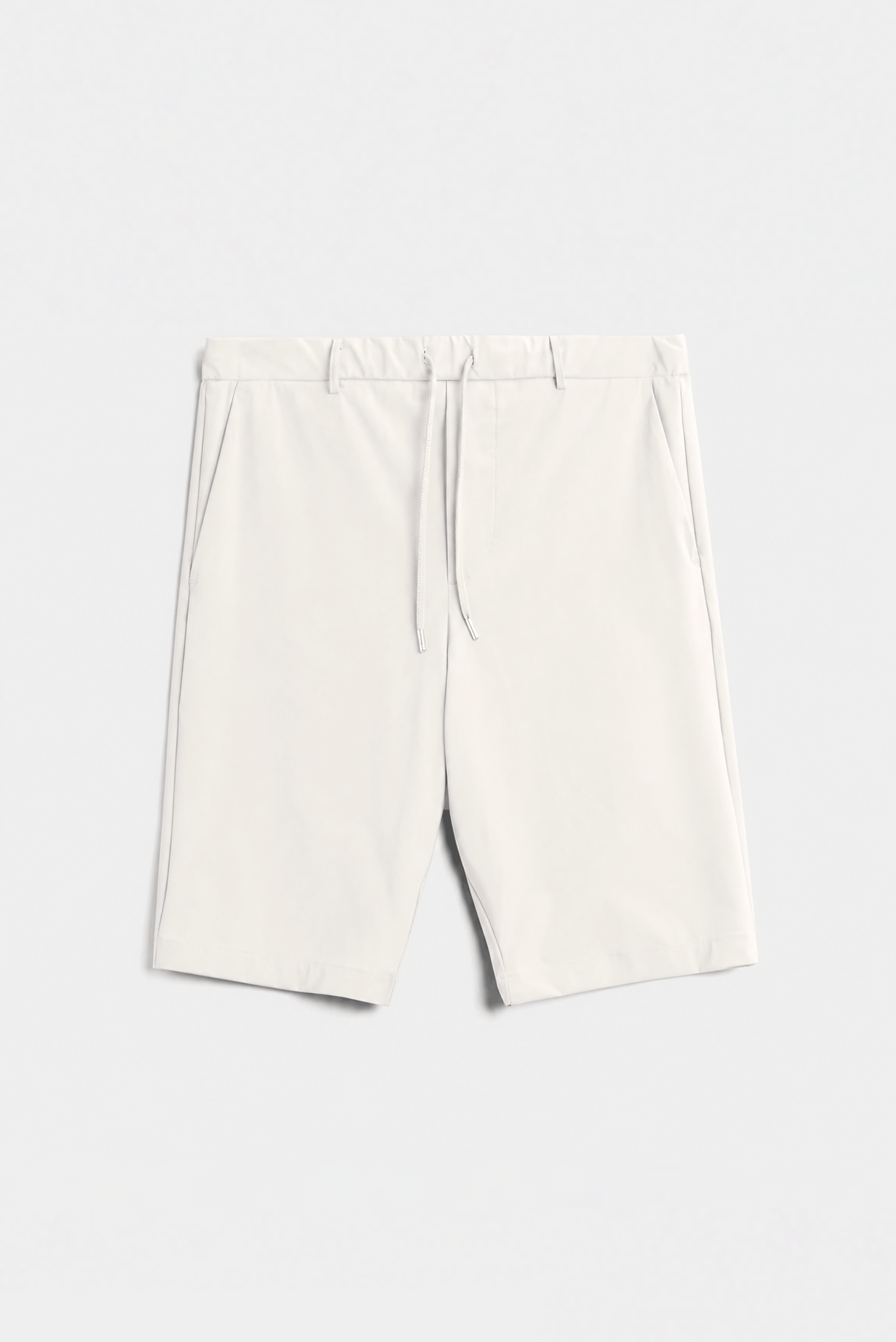 Ivory White Tech Shorts