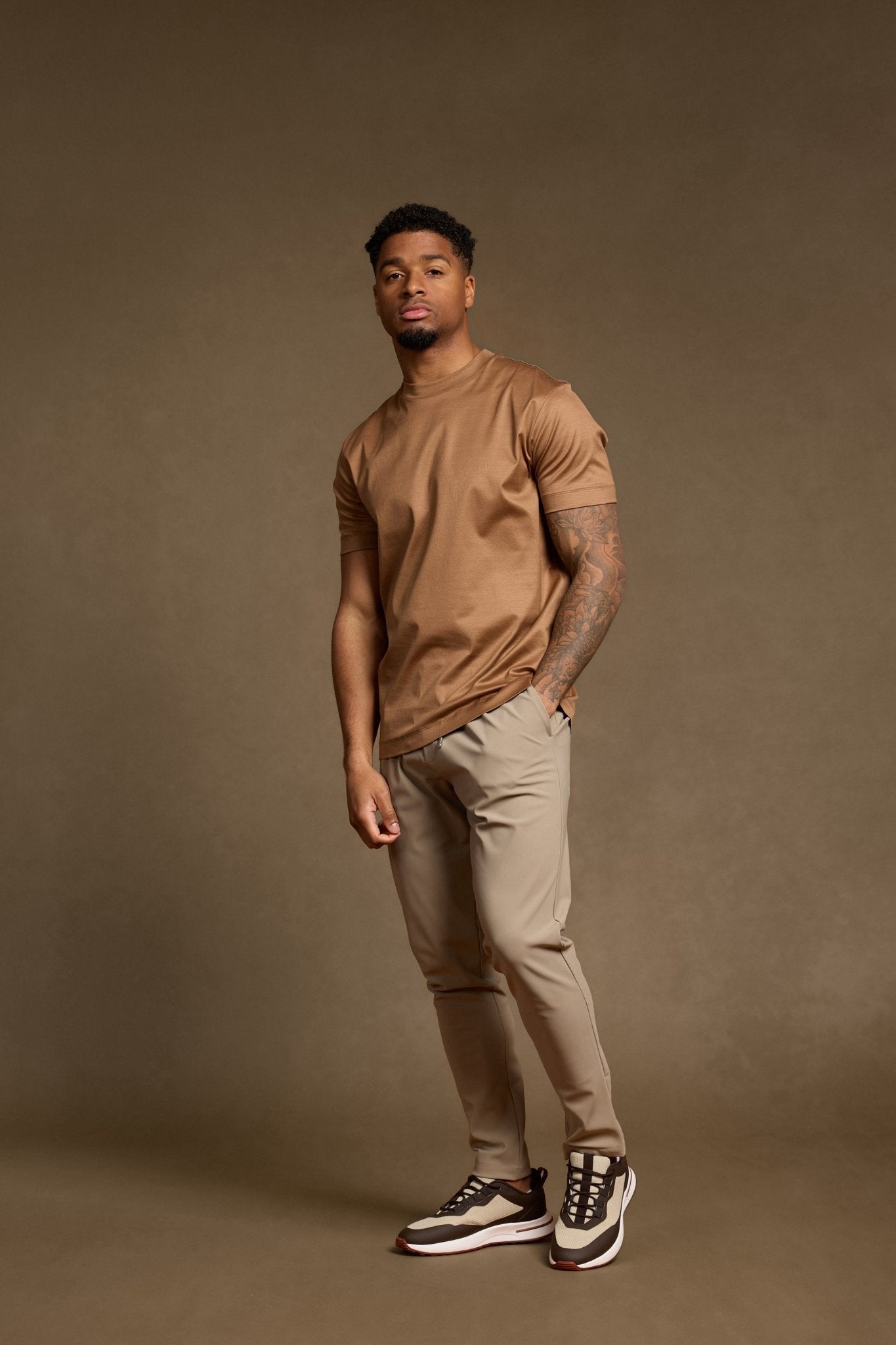 Caramel Brown T-shirt - DIMANO