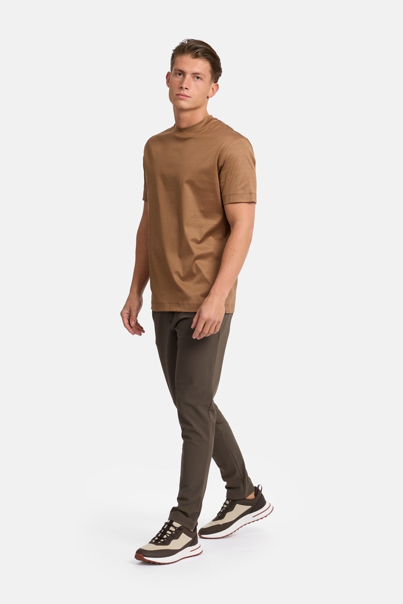 Caramel Brown T-shirt - DIMANO