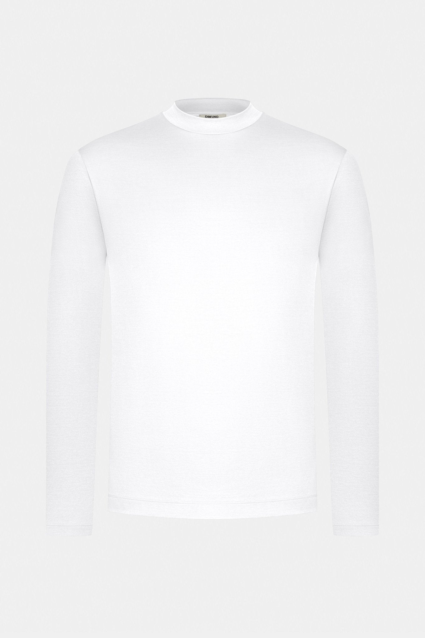 Classic White Longsleeve T-shirt - DIMANO