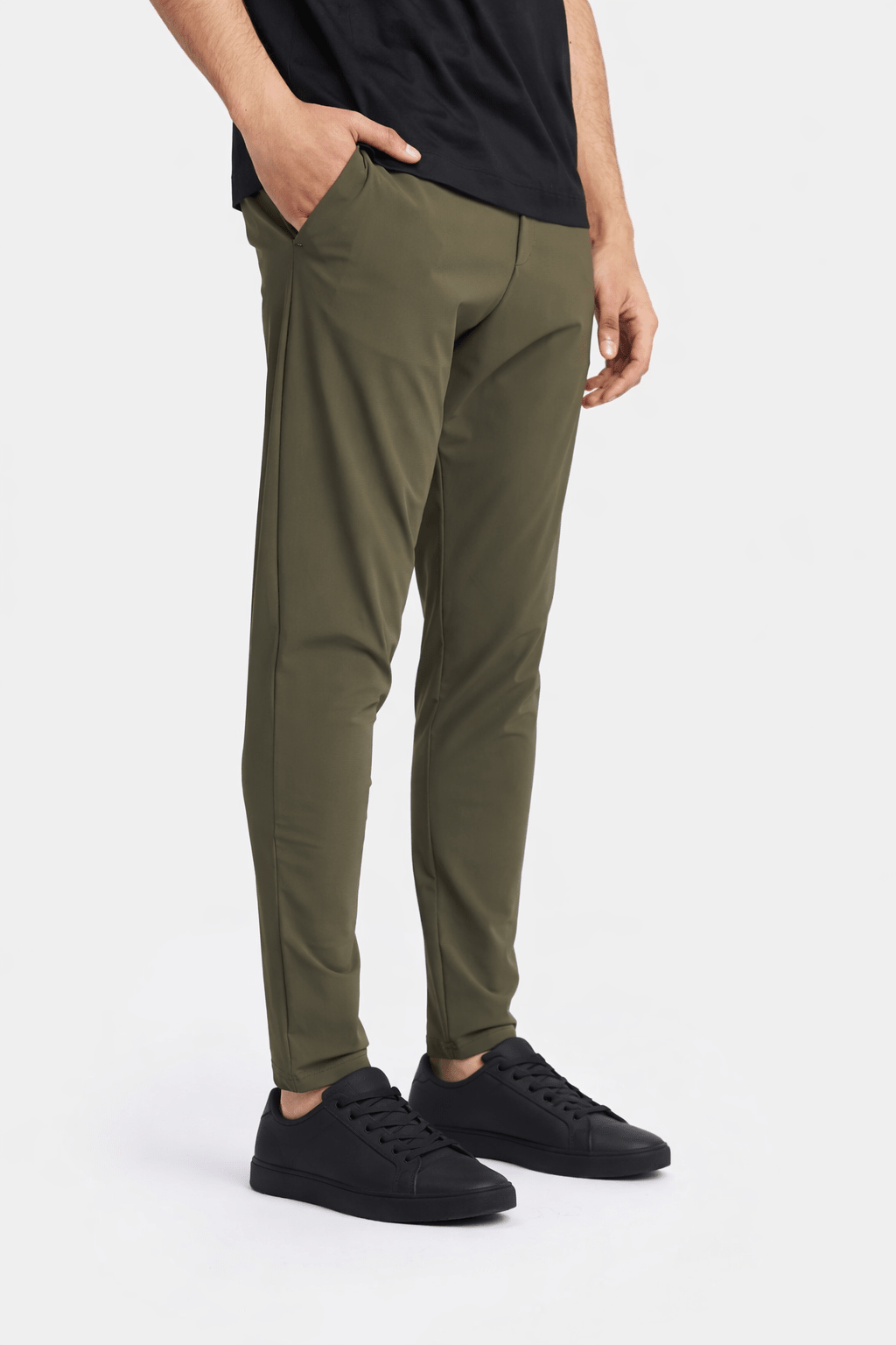 Dark Green Tech Pants - DIMANO