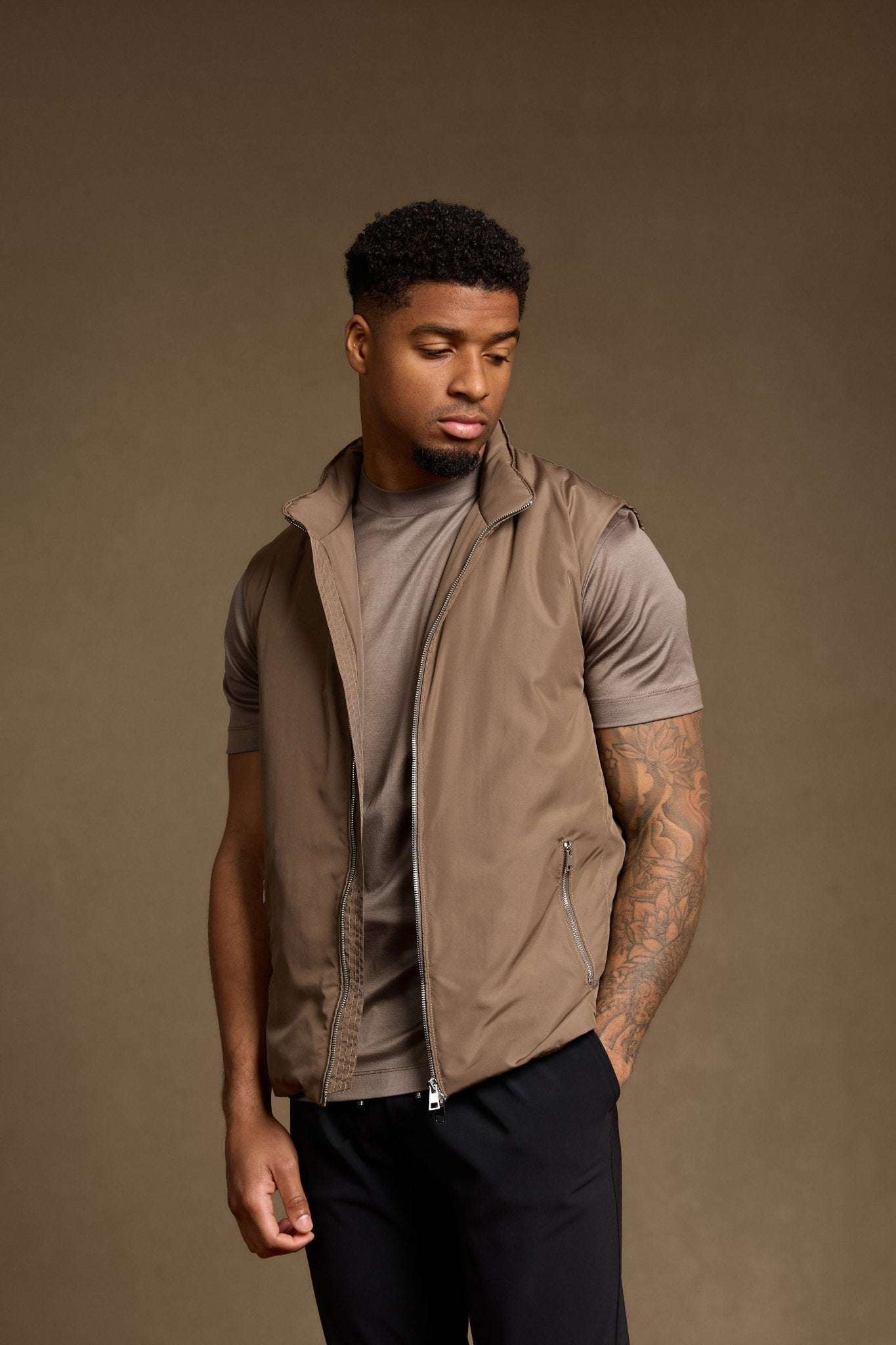 Desert Taupe Bodywarmer - DIMANO