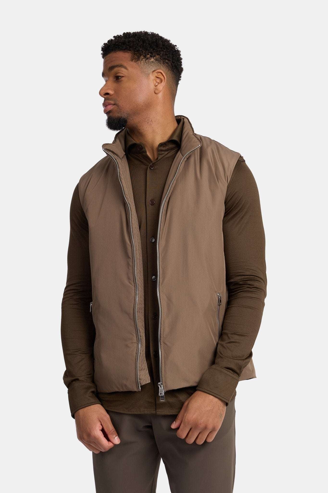 Desert Taupe Bodywarmer - DIMANO