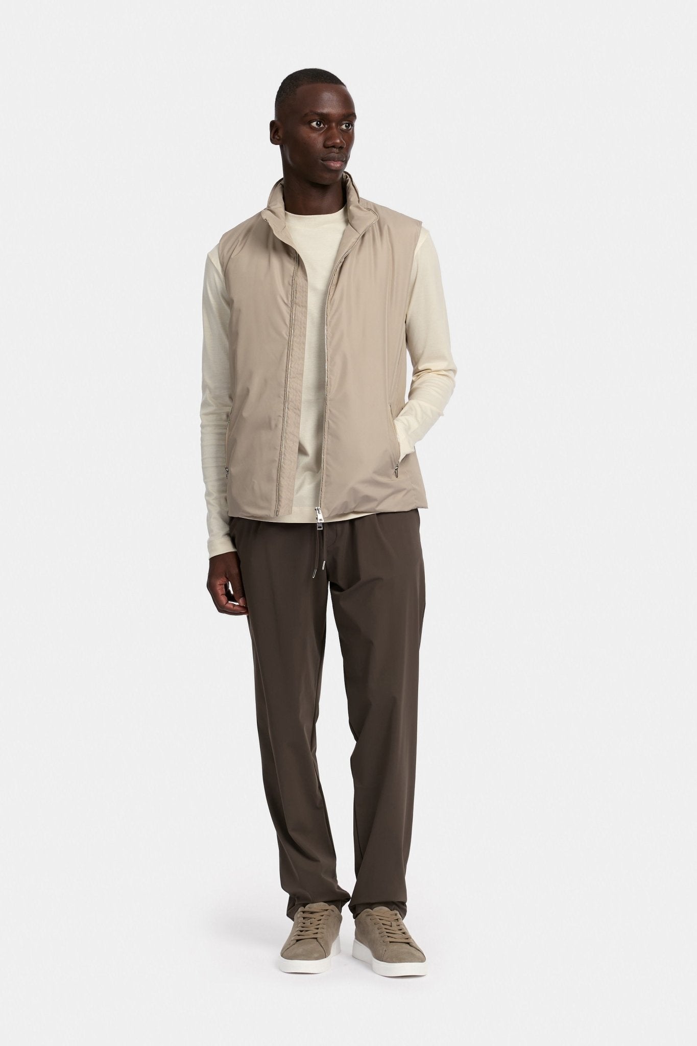 Light Beige Bodywarmer - DIMANO