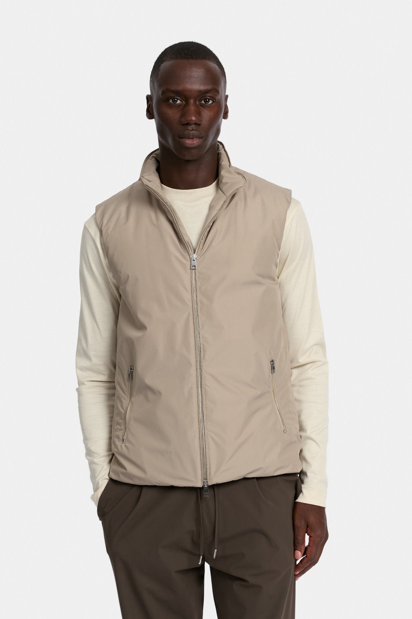 Light Beige Bodywarmer - DIMANO