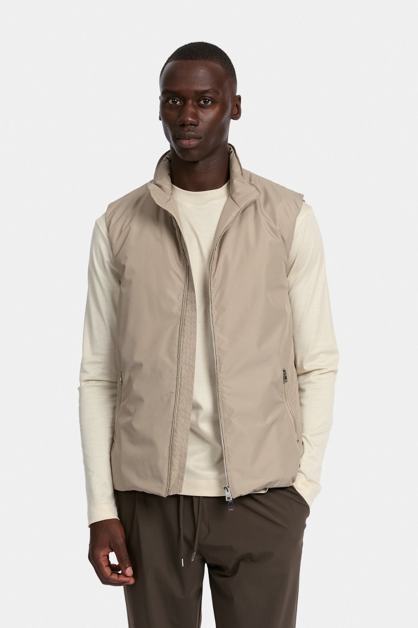 Light Beige Bodywarmer - DIMANO
