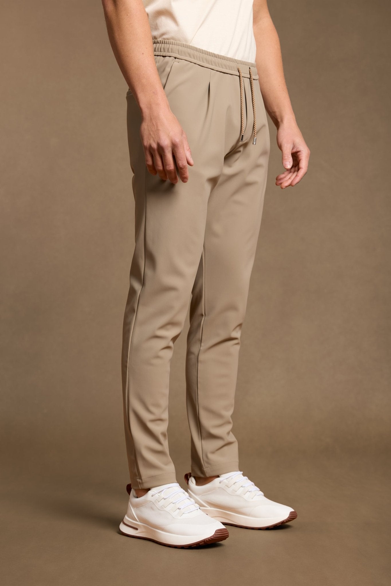 Light Beige Smart Pants - DIMANO