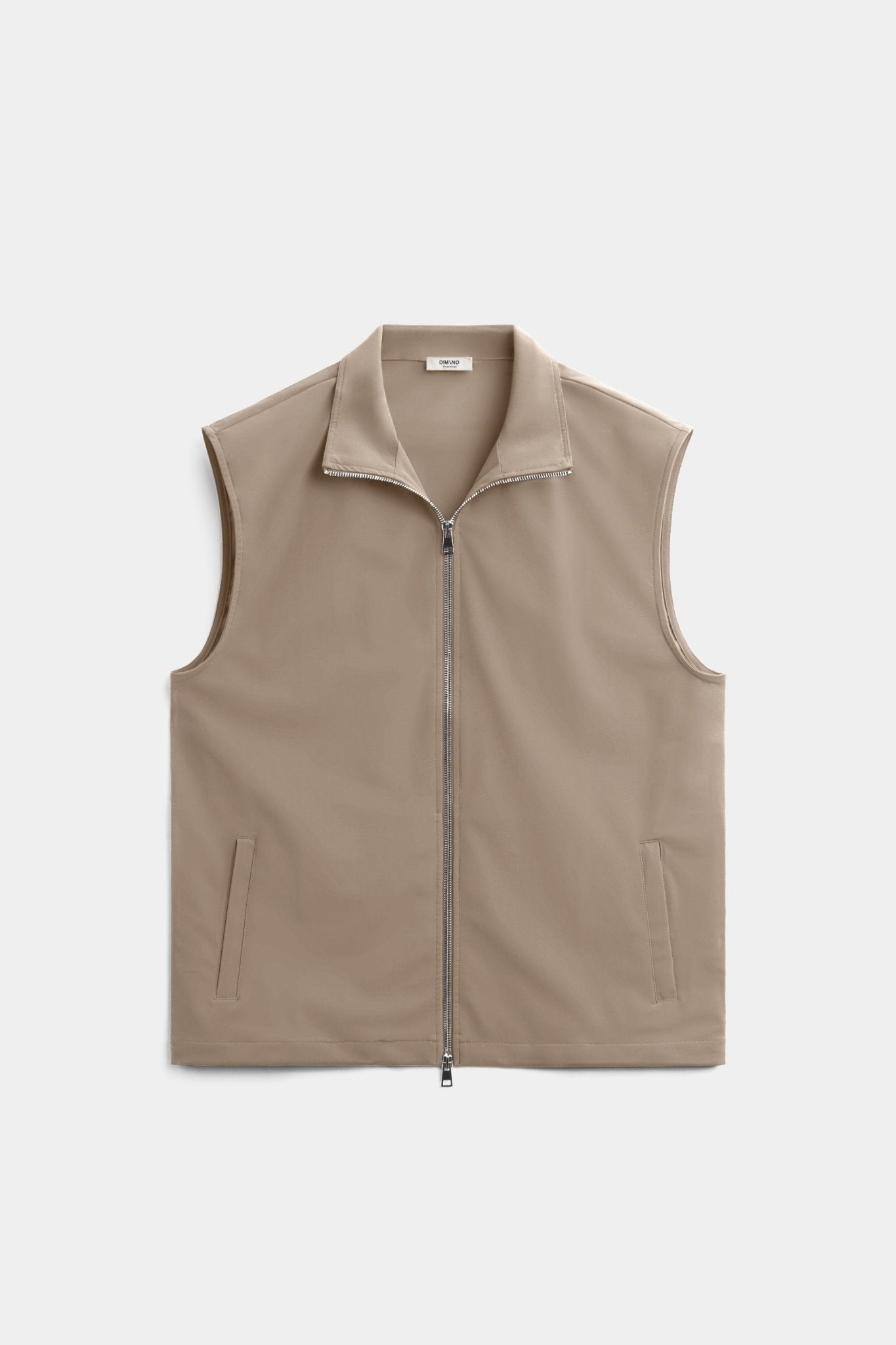 Light Beige Tech Gilet - DIMANO