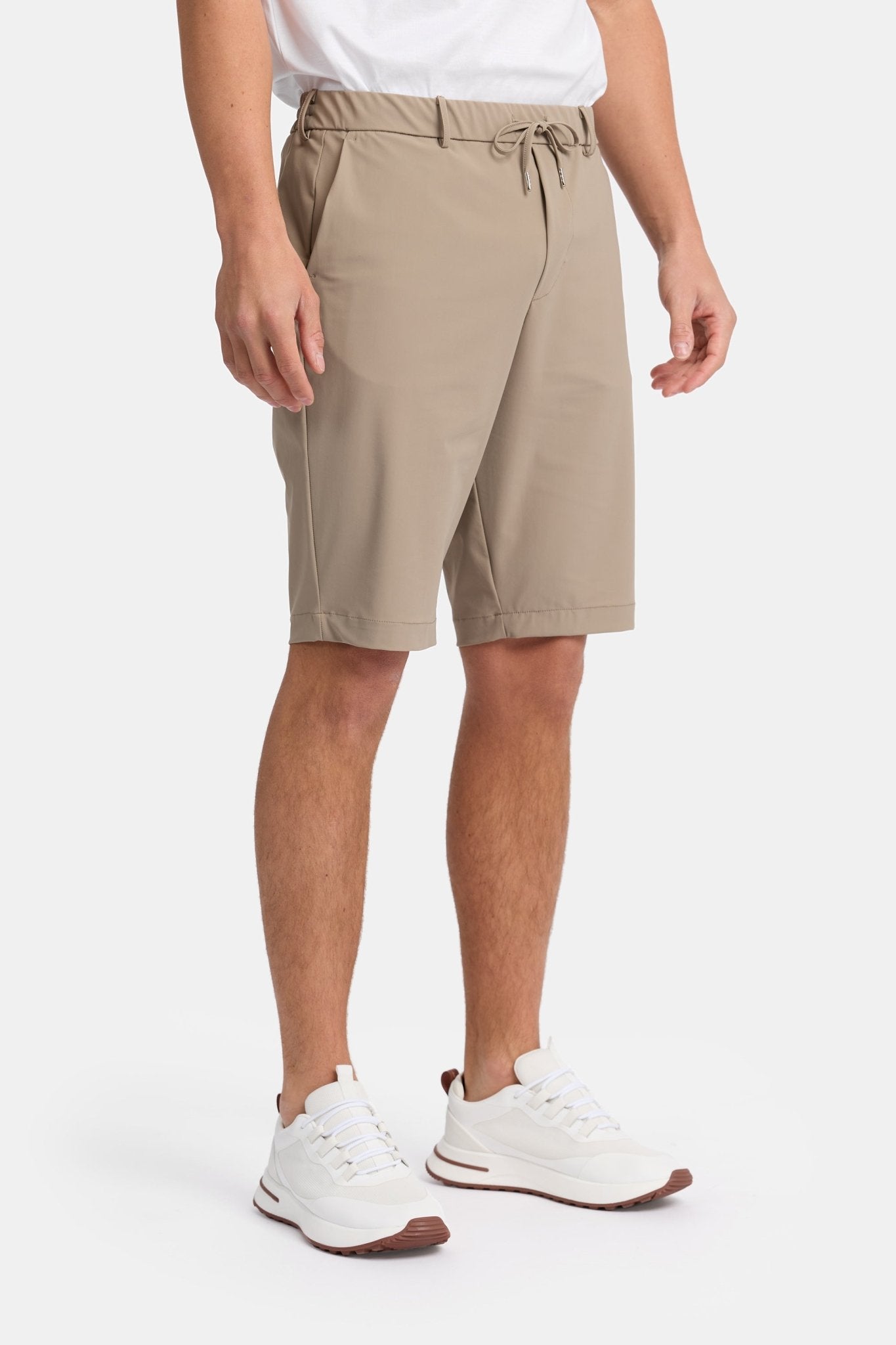 Light Beige Tech Shorts - DIMANO