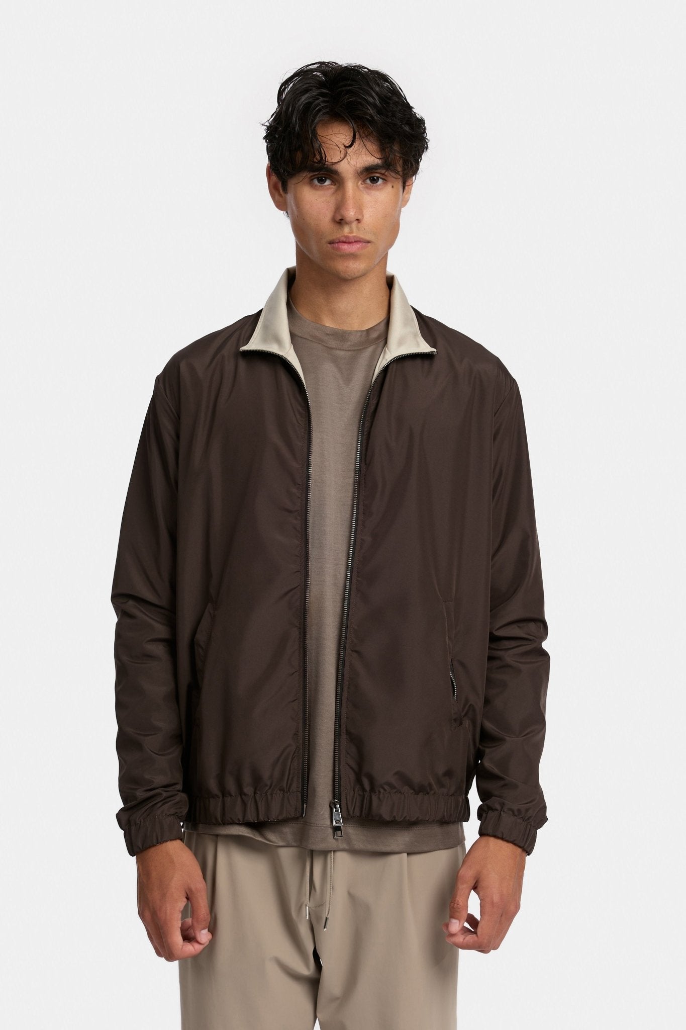 Mocha Brown Blend Jacket - DIMANO