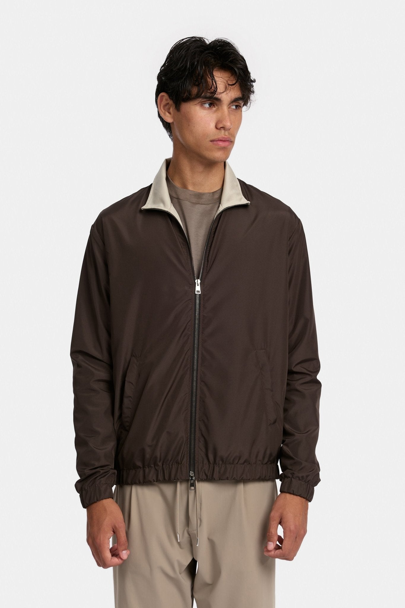 Mocha Brown Blend Jacket - DIMANO