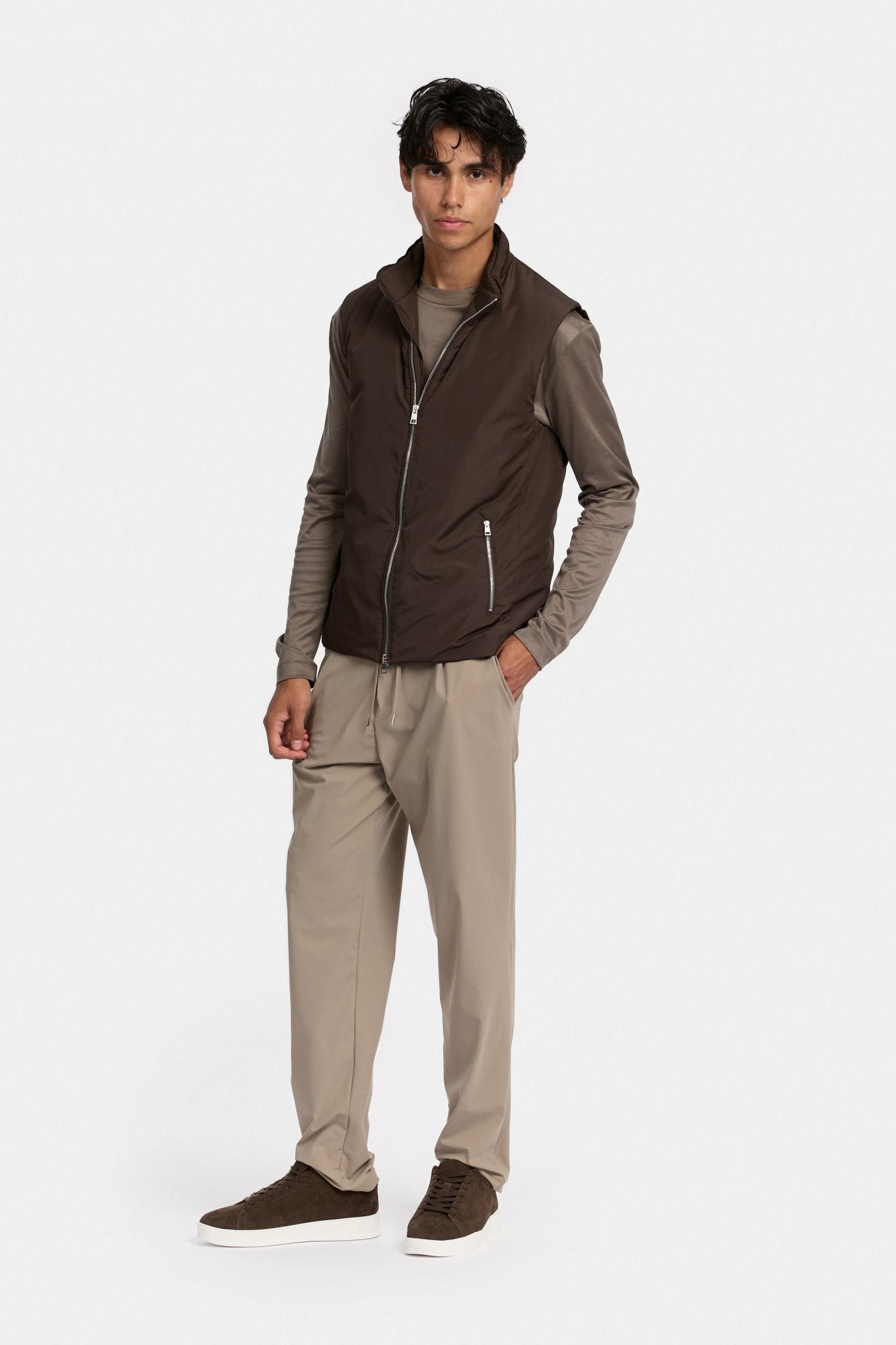 Mocha Brown Bodywarmer - DIMANO