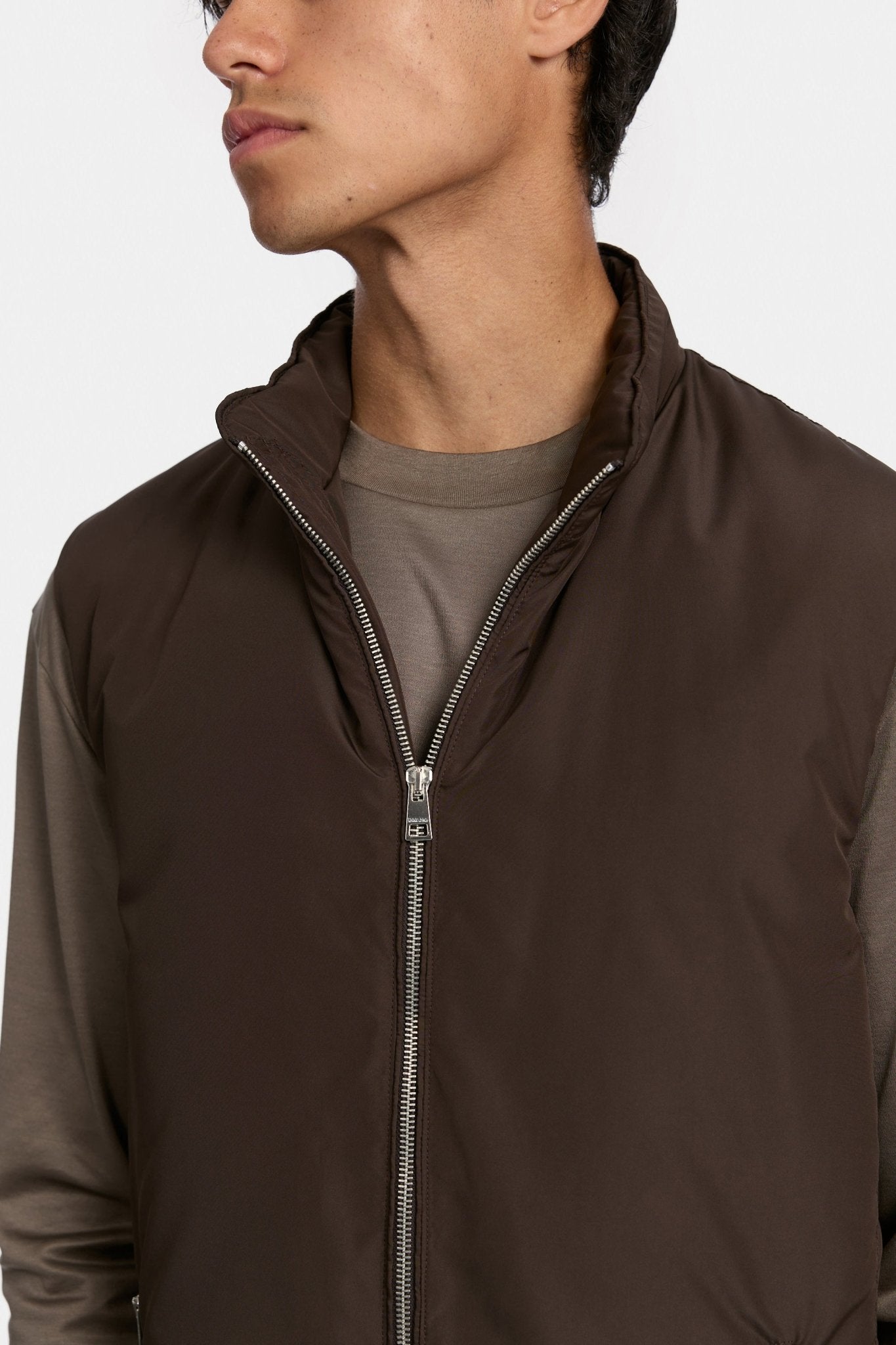 Mocha Brown Bodywarmer - DIMANO