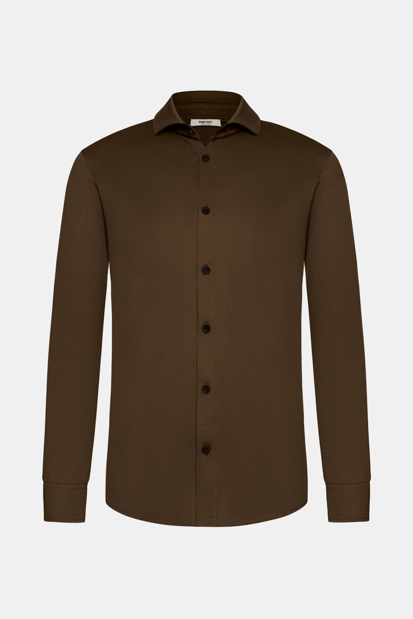 Mocha Brown Formal Shirt - DIMANO
