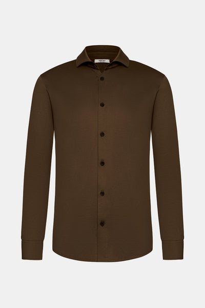 Mocha Brown Formal Shirt