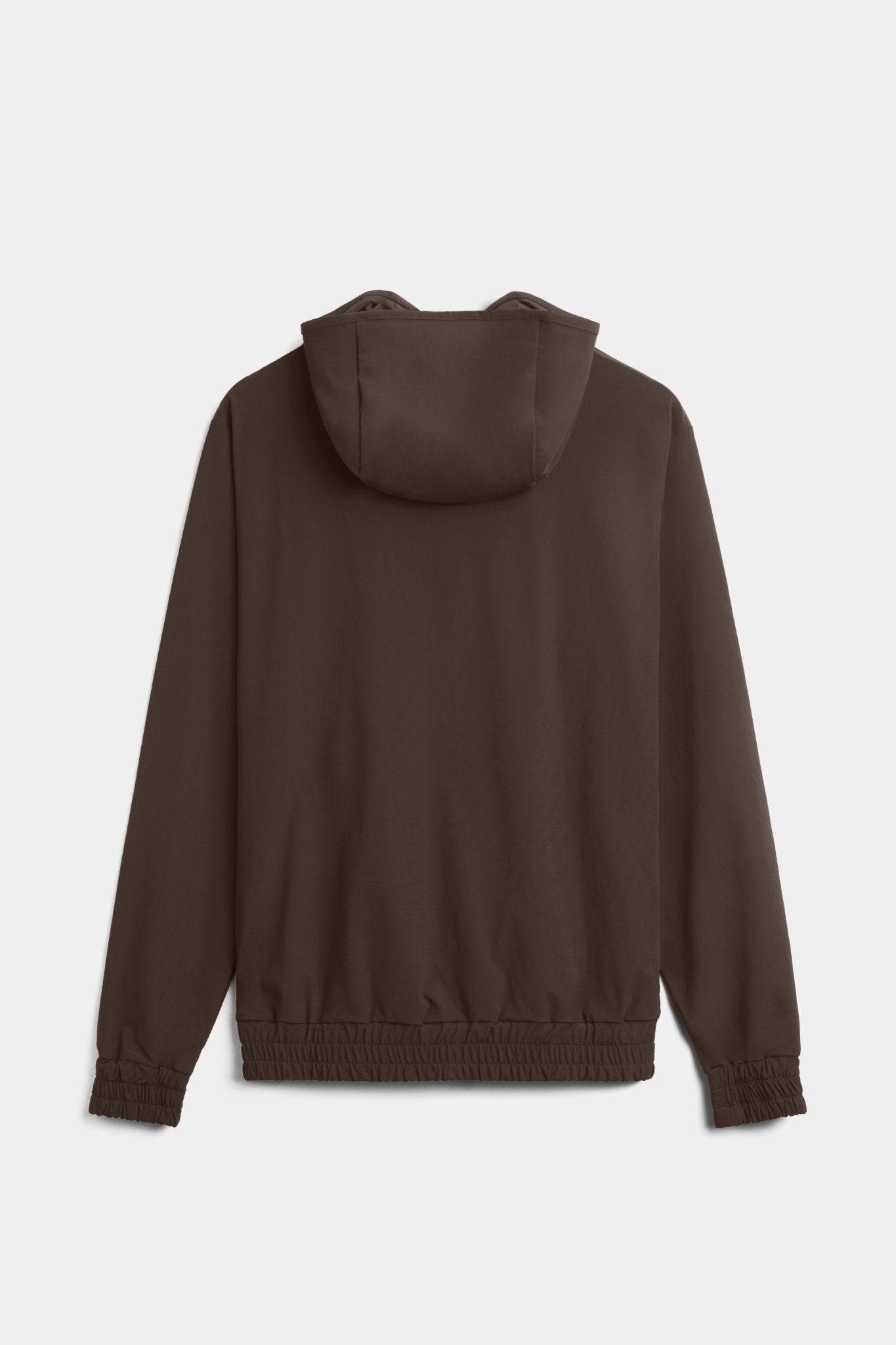 Mocha Brown Hooded Tech Vest - DIMANO