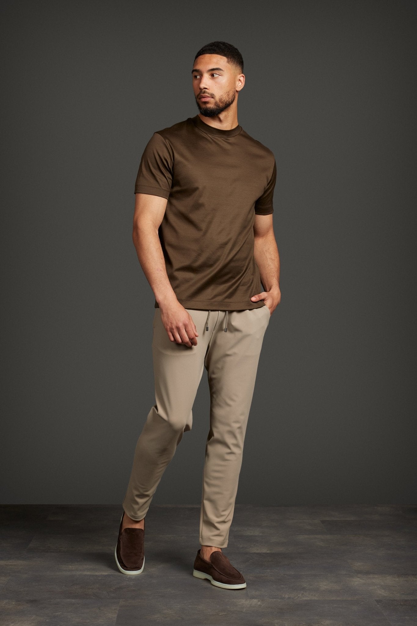 Mocha Brown T-shirt - DIMANO