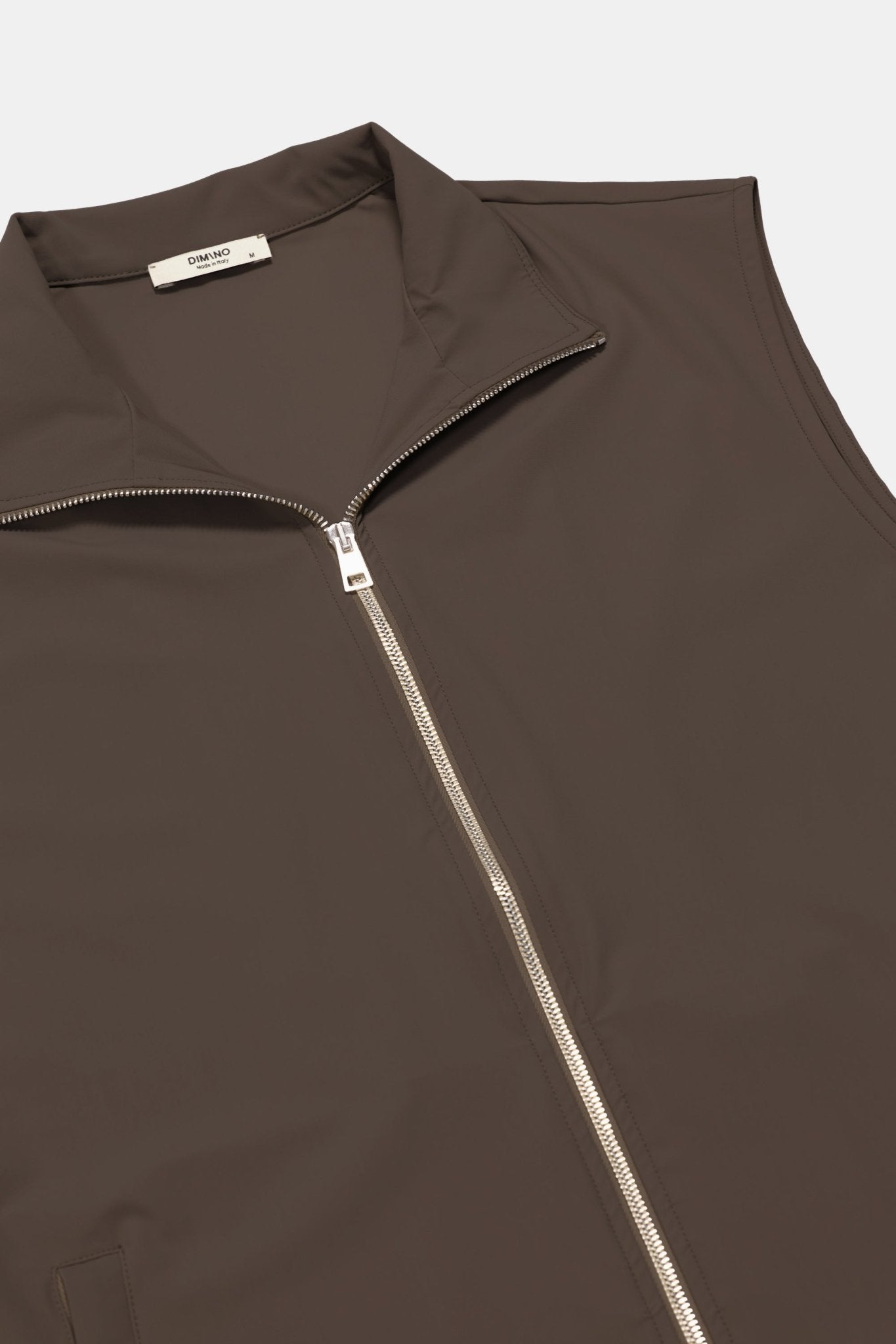Mocha Brown Tech Gilet - DIMANO