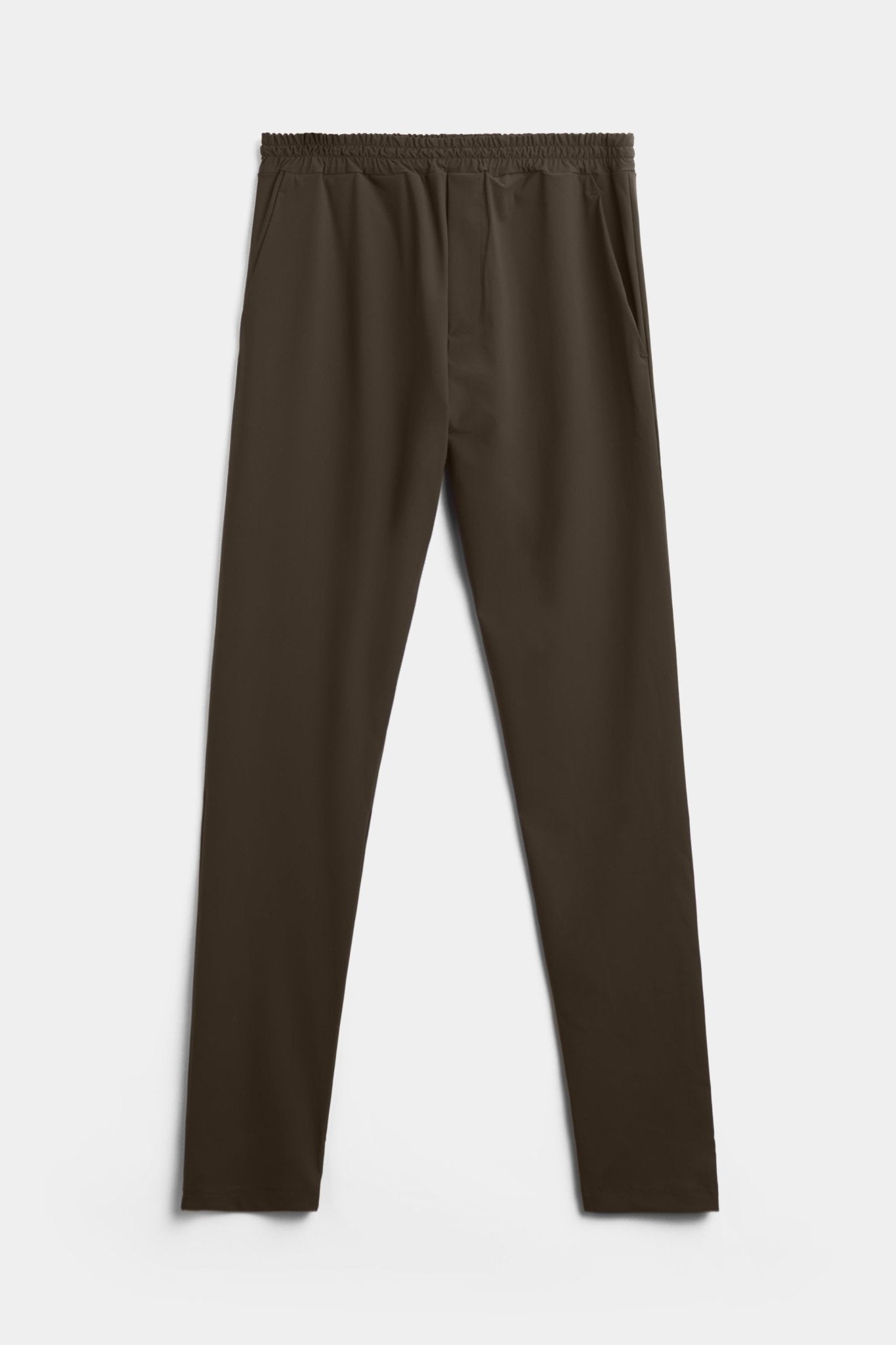 Mocha Brown Tech Pants - DIMANO