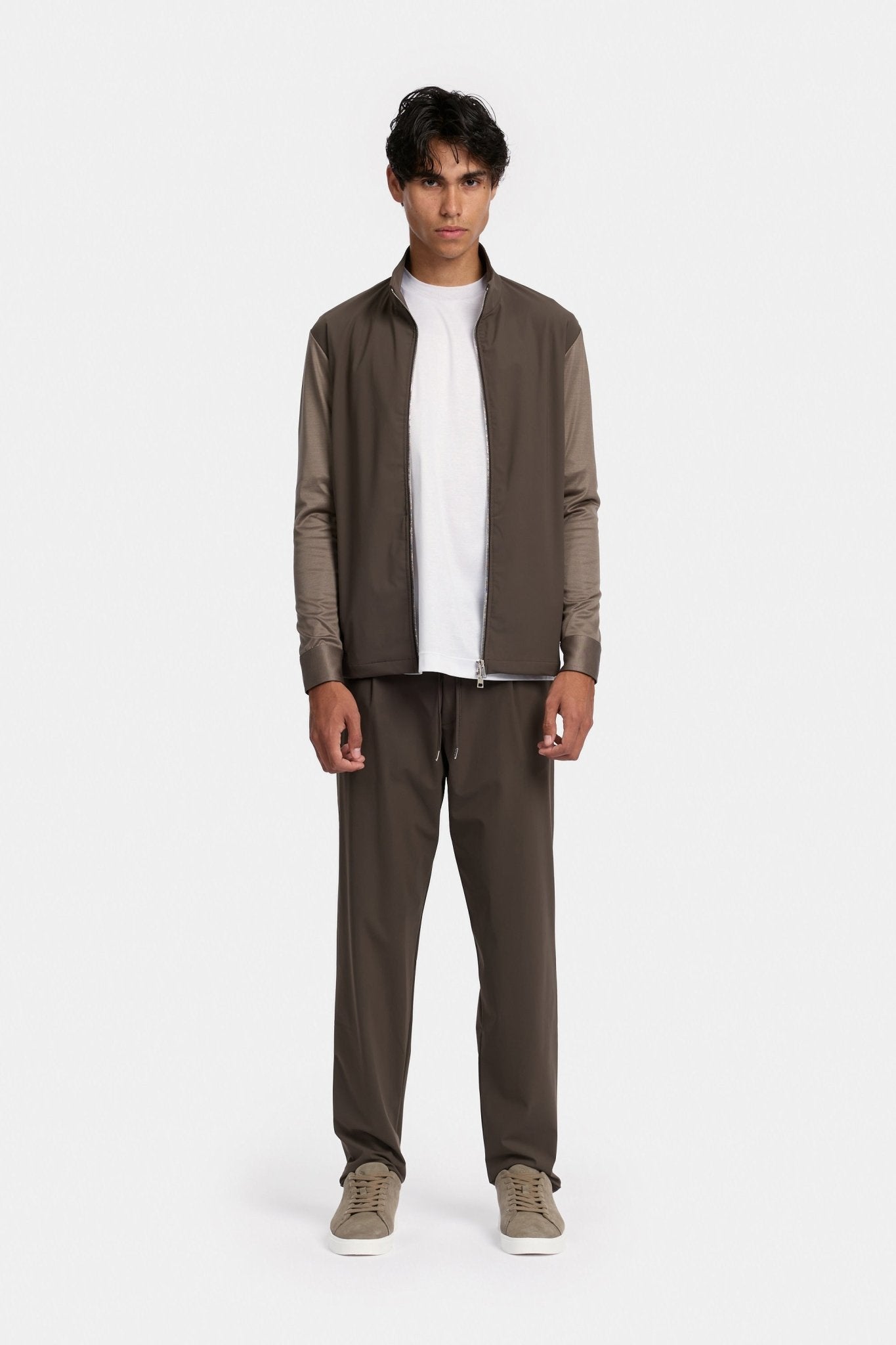 Mocha Brown Urban Tech Pants - DIMANO