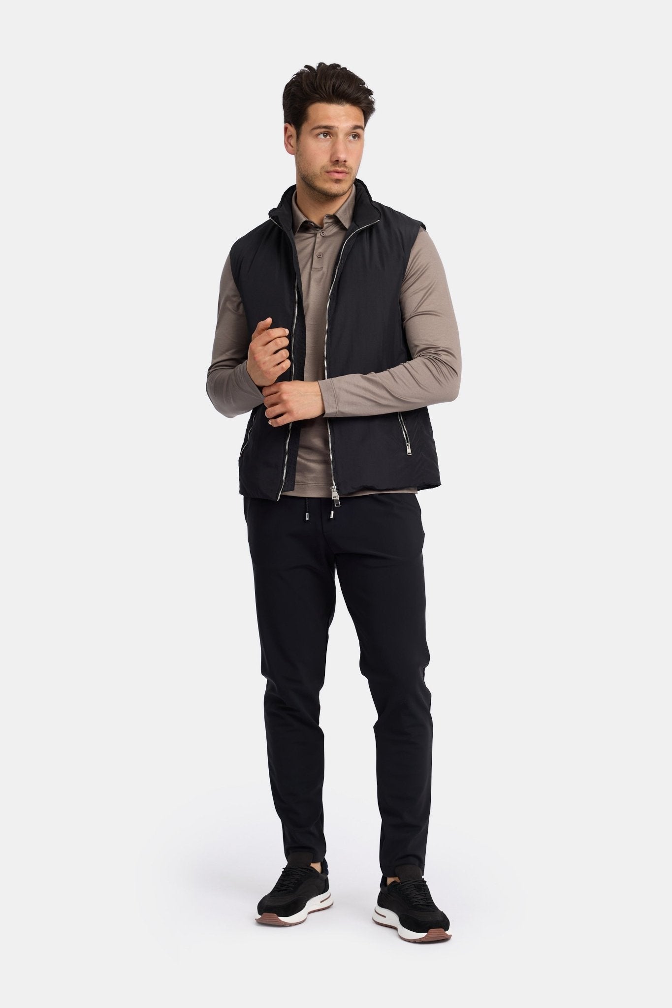 Onyx Black Bodywarmer - DIMANO