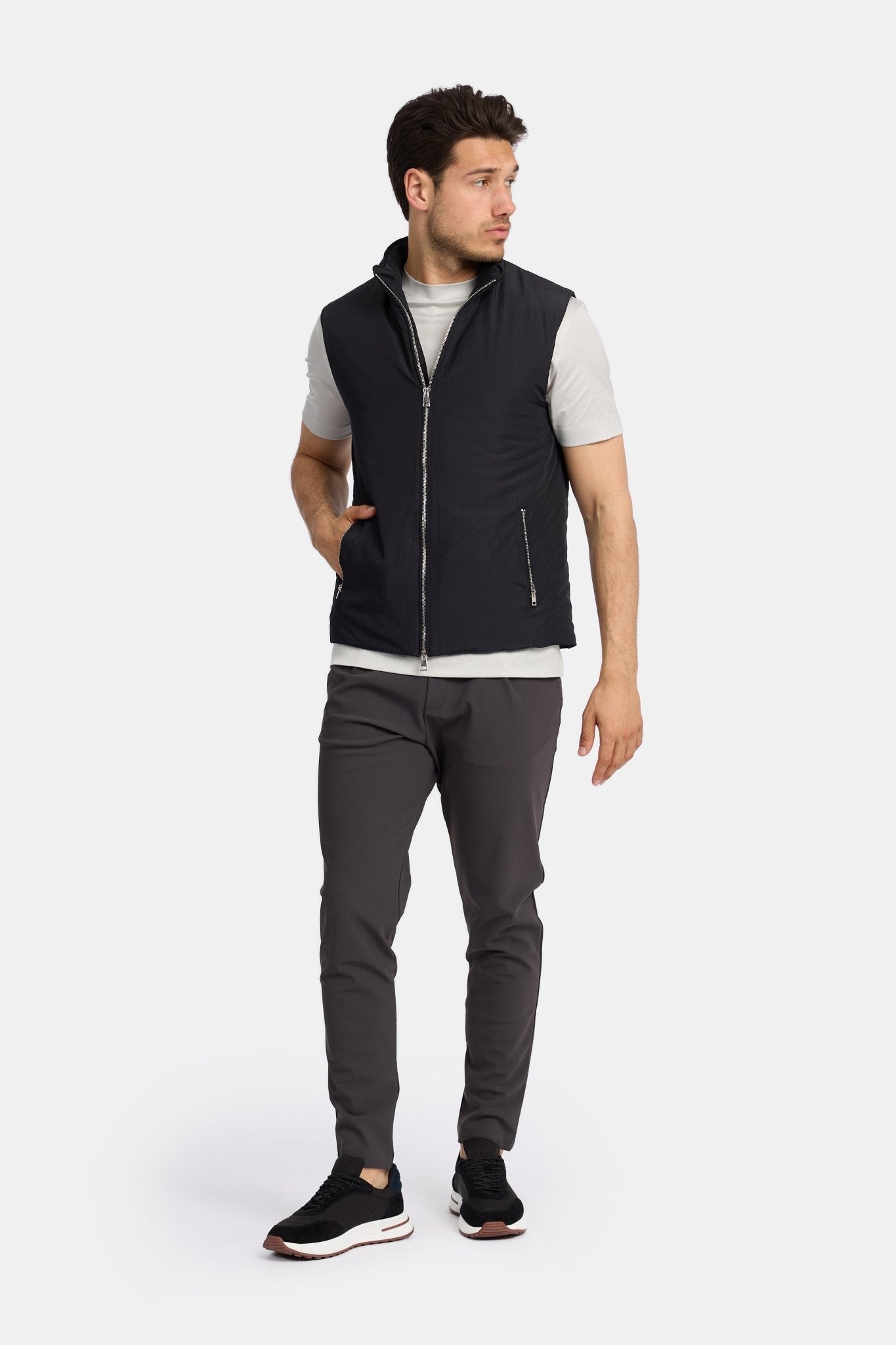 Onyx Black Bodywarmer - DIMANO