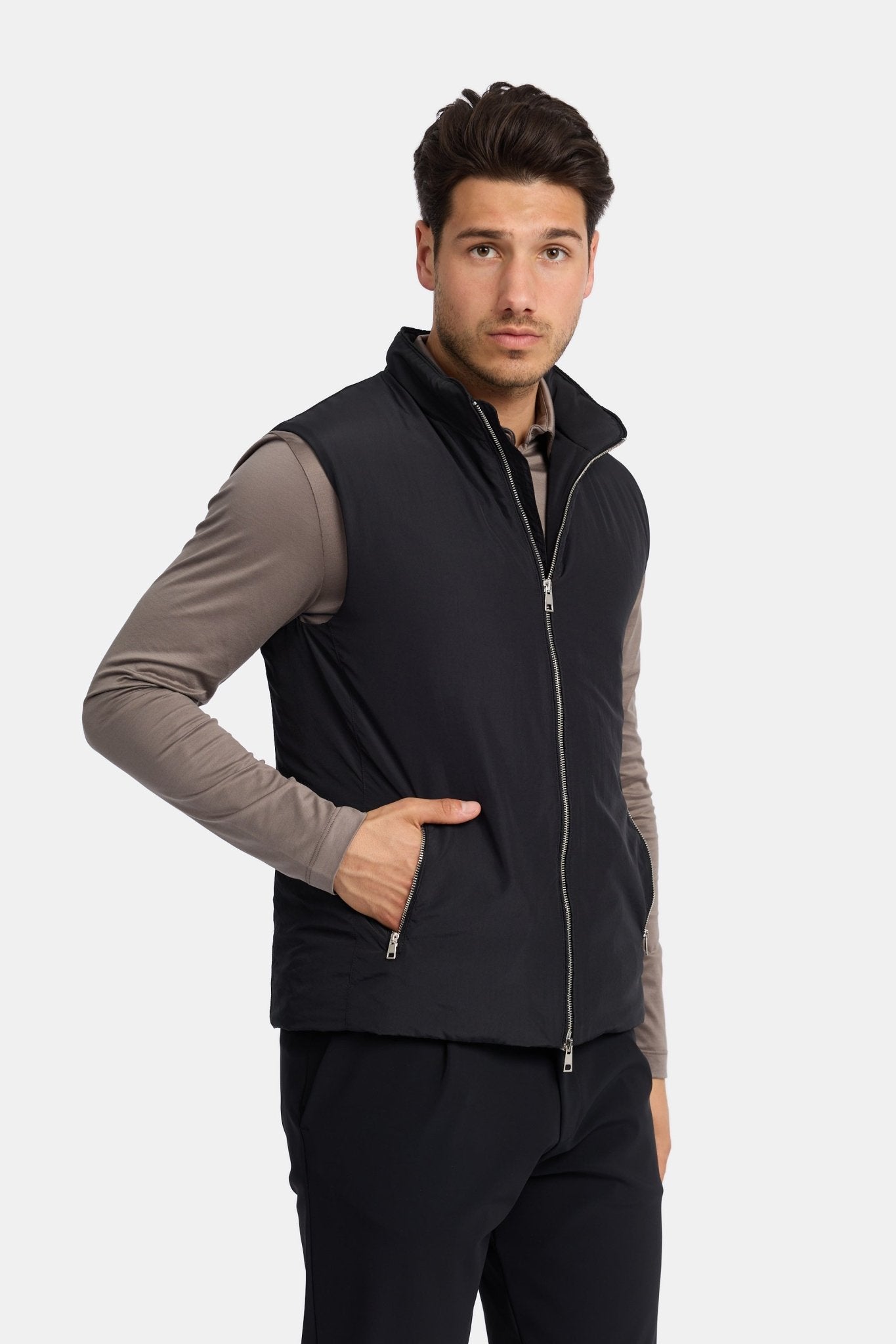 Onyx Black Bodywarmer - DIMANO