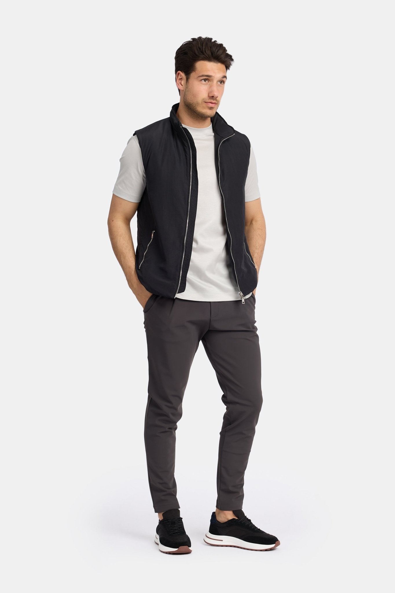 Onyx Black Bodywarmer - DIMANO