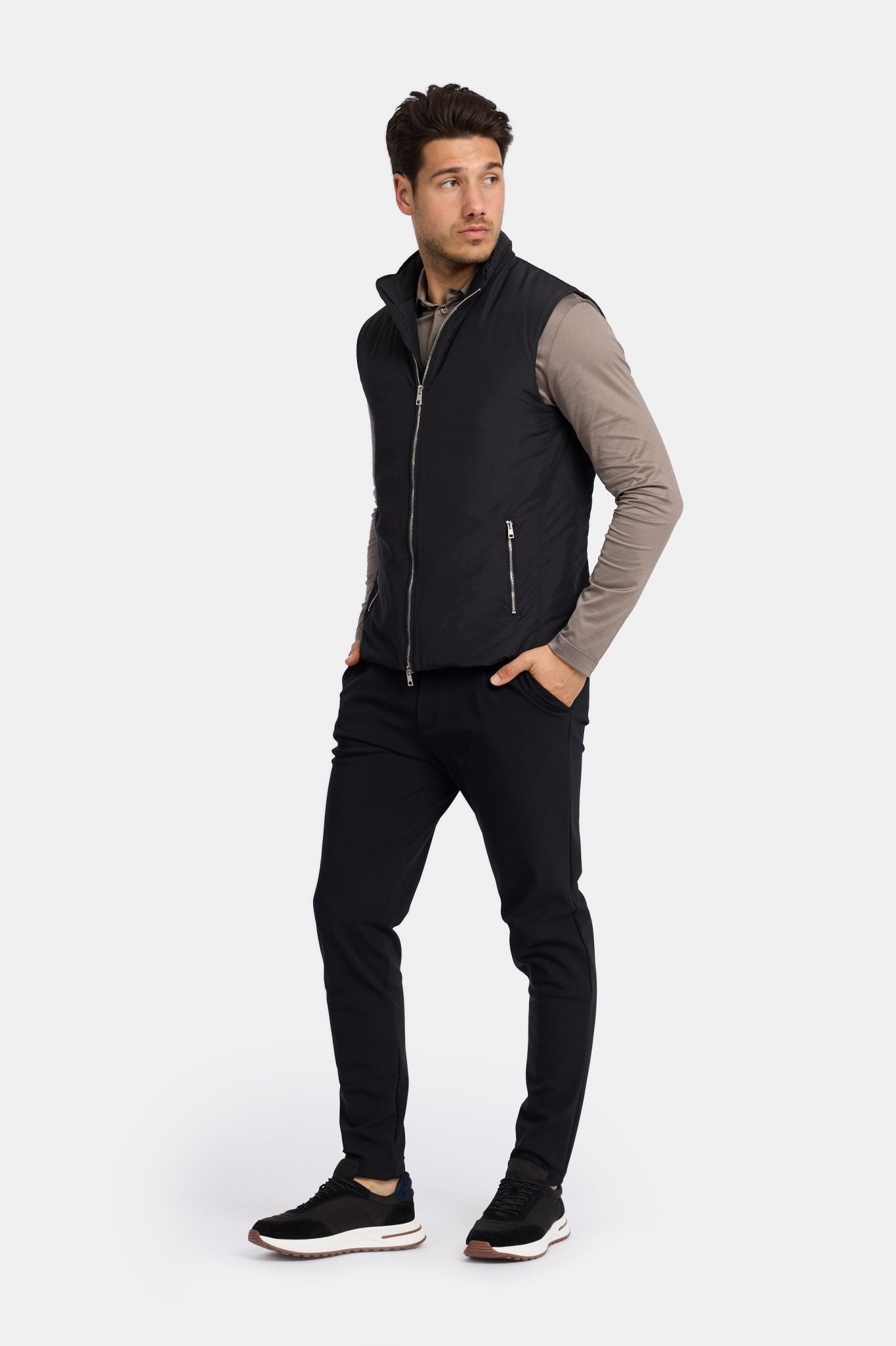 Onyx Black Bodywarmer - DIMANO