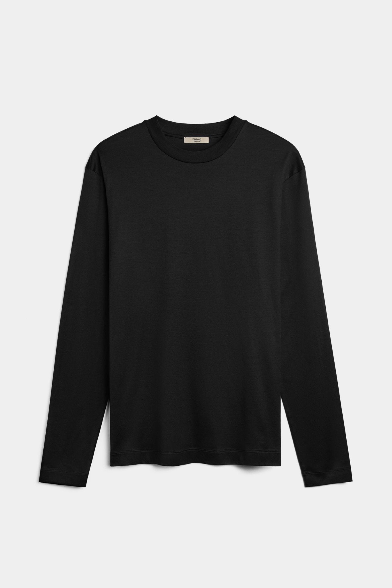 Onyx Black Longsleeve T-shirt - DIMANO