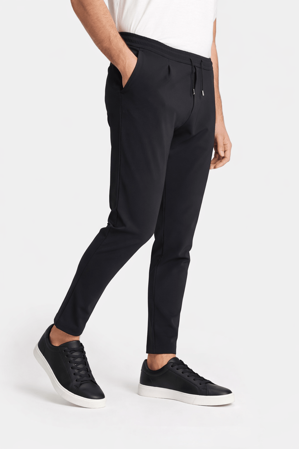 Onyx Black Smart Pants - DIMANO