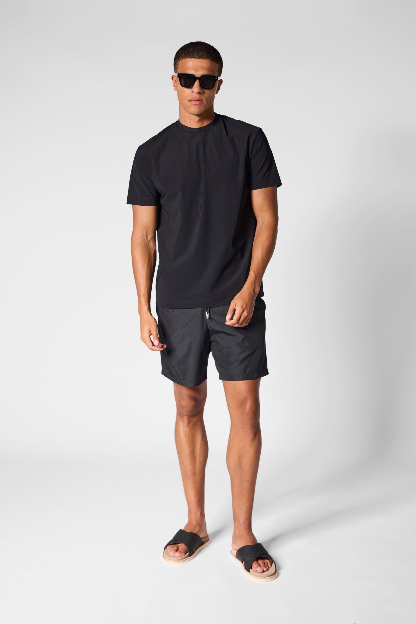 Onyx Black Swim Shorts - DIMANO