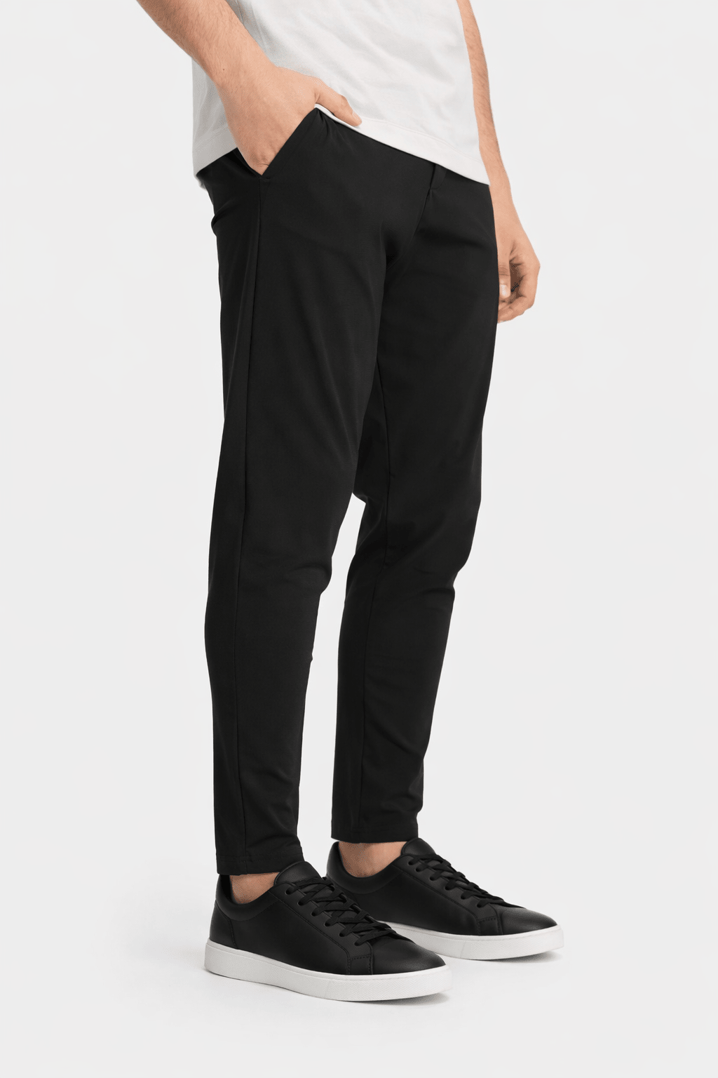 Onyx Black Tech Pants - DIMANO