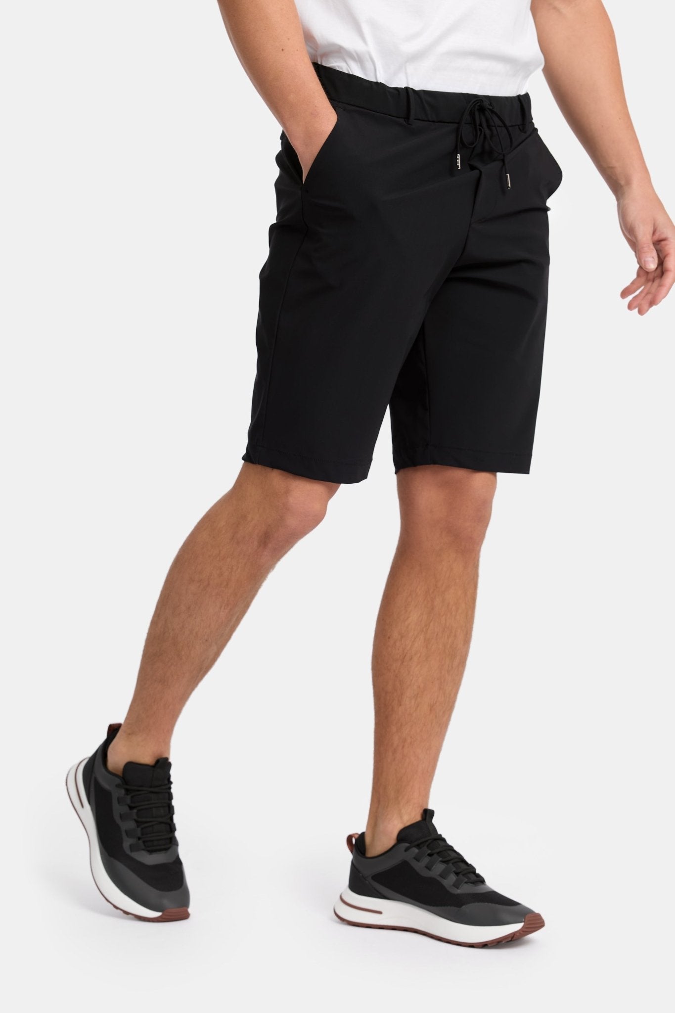 Onyx Black Tech Shorts - DIMANO