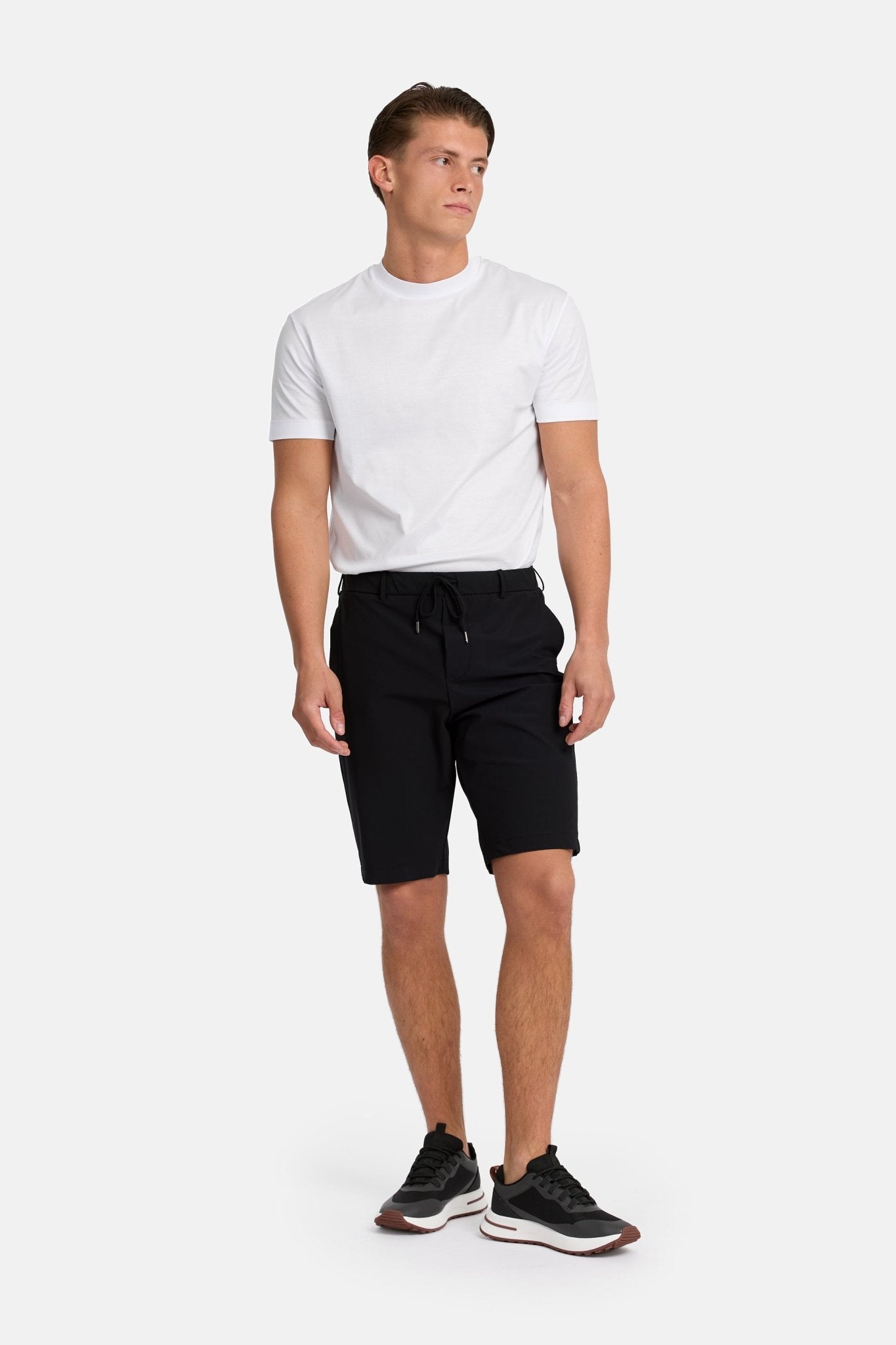 Onyx Black Tech Shorts - DIMANO