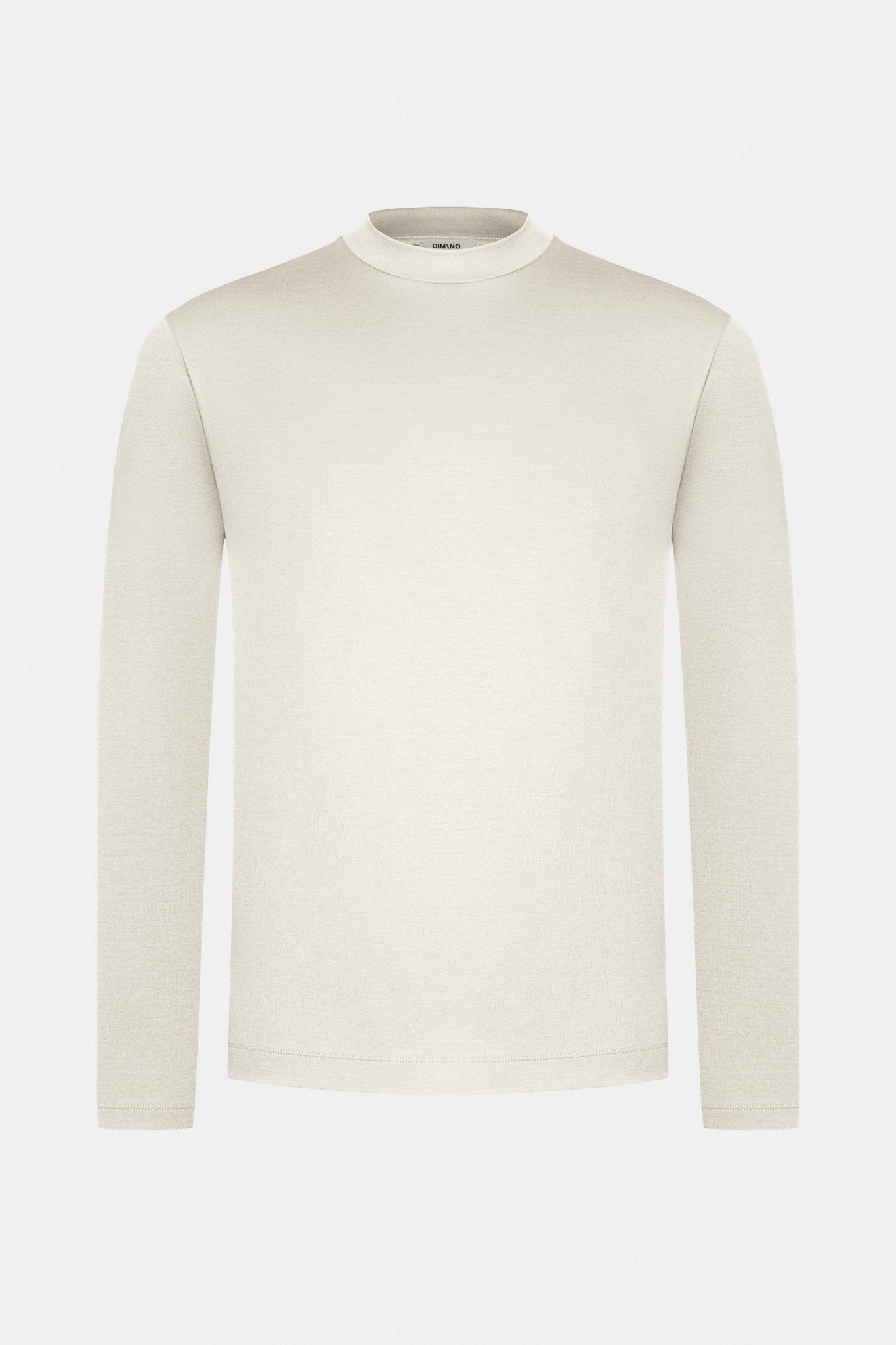 Sand Beige Longsleeve T-shirt - DIMANO