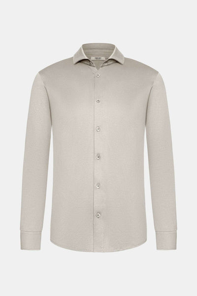 Sandstone Beige Formal Shirt