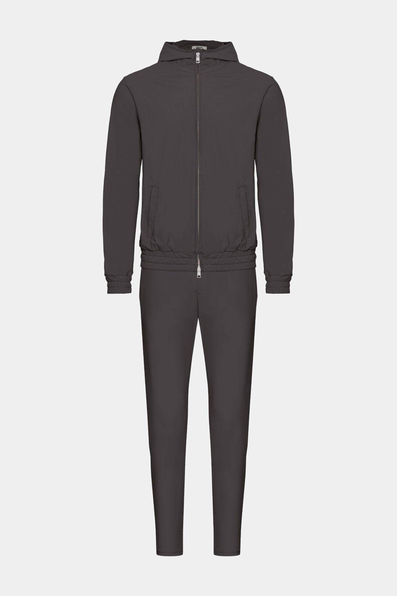 Slate Grey Hooded Tech Suit - DIMANO