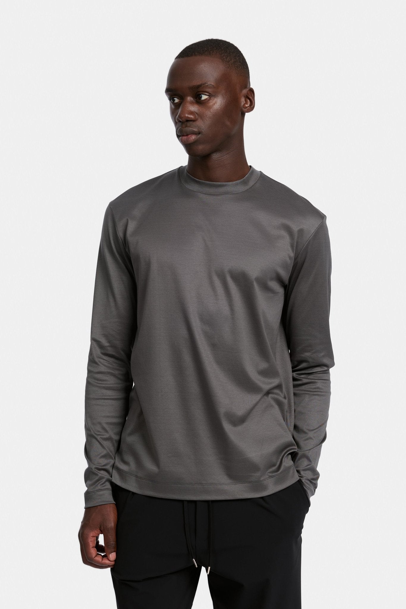Slate Grey Longsleeve T-shirt - DIMANO