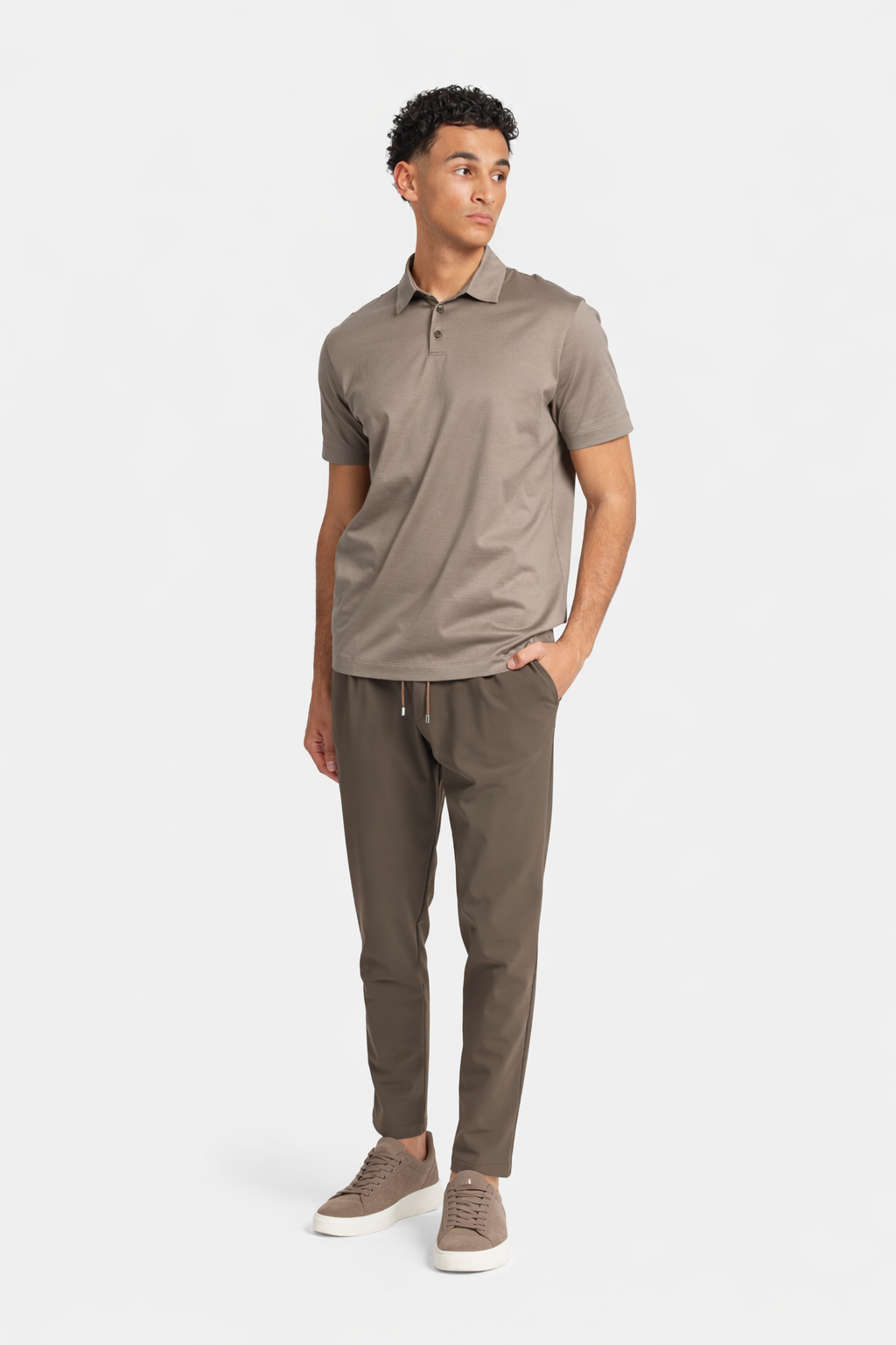 Desert Taupe Polo Shirt