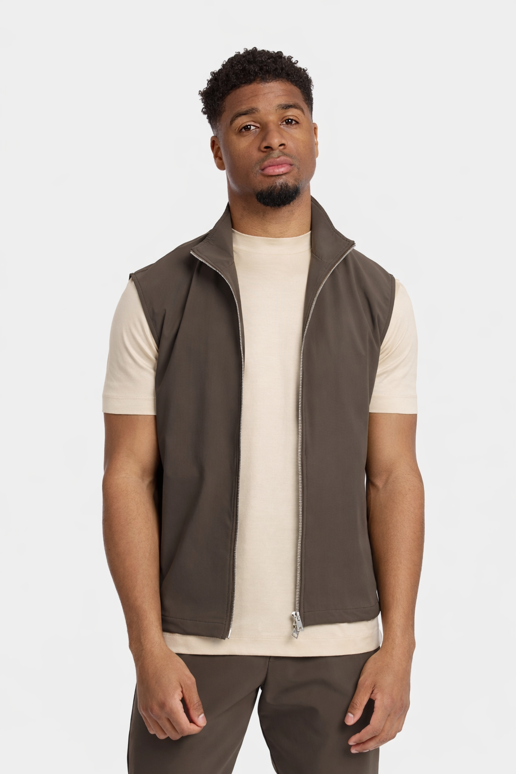 Mocha Brown Tech Gilet