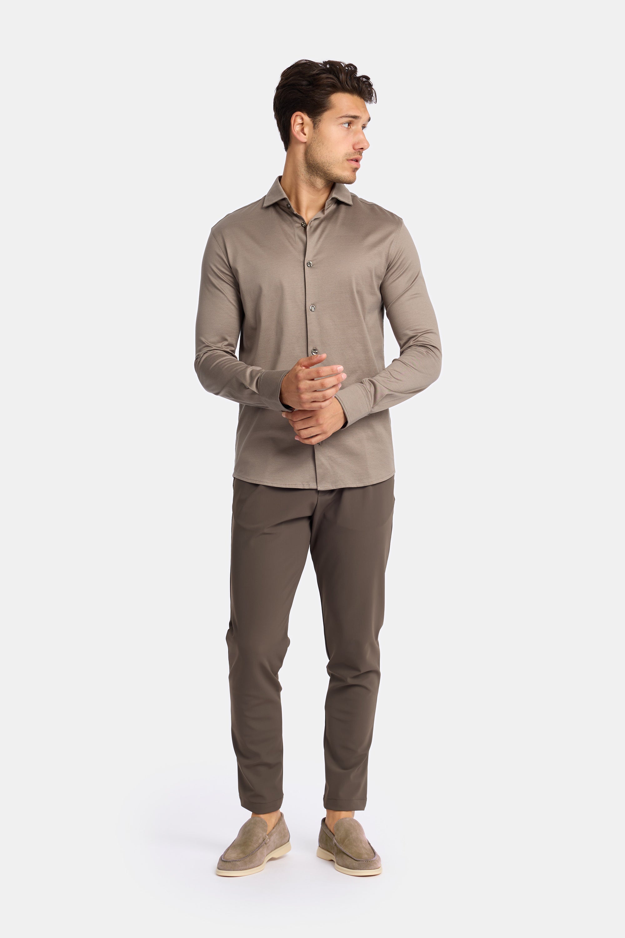 Desert Taupe Formal Shirt