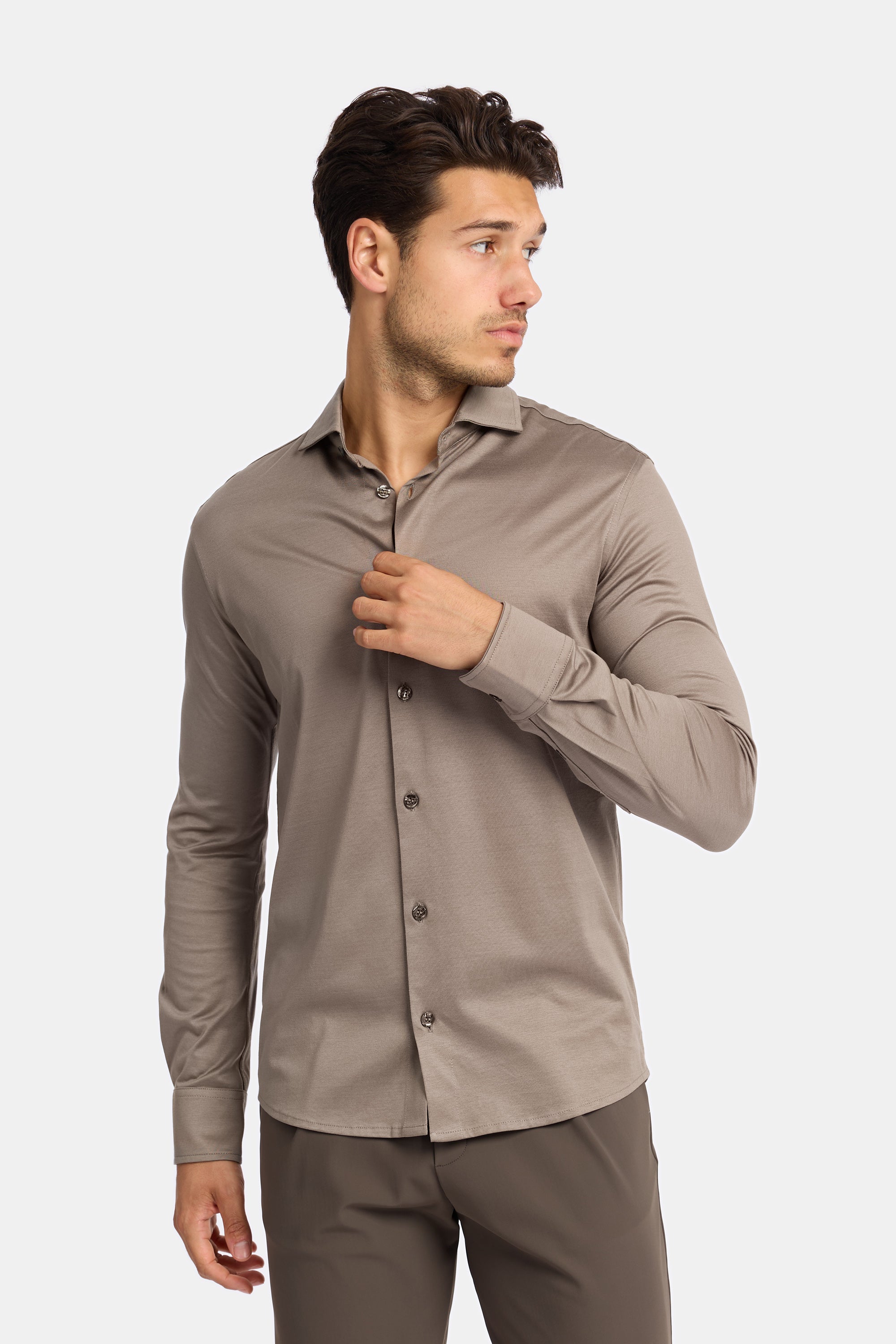 Desert Taupe Formal Shirt