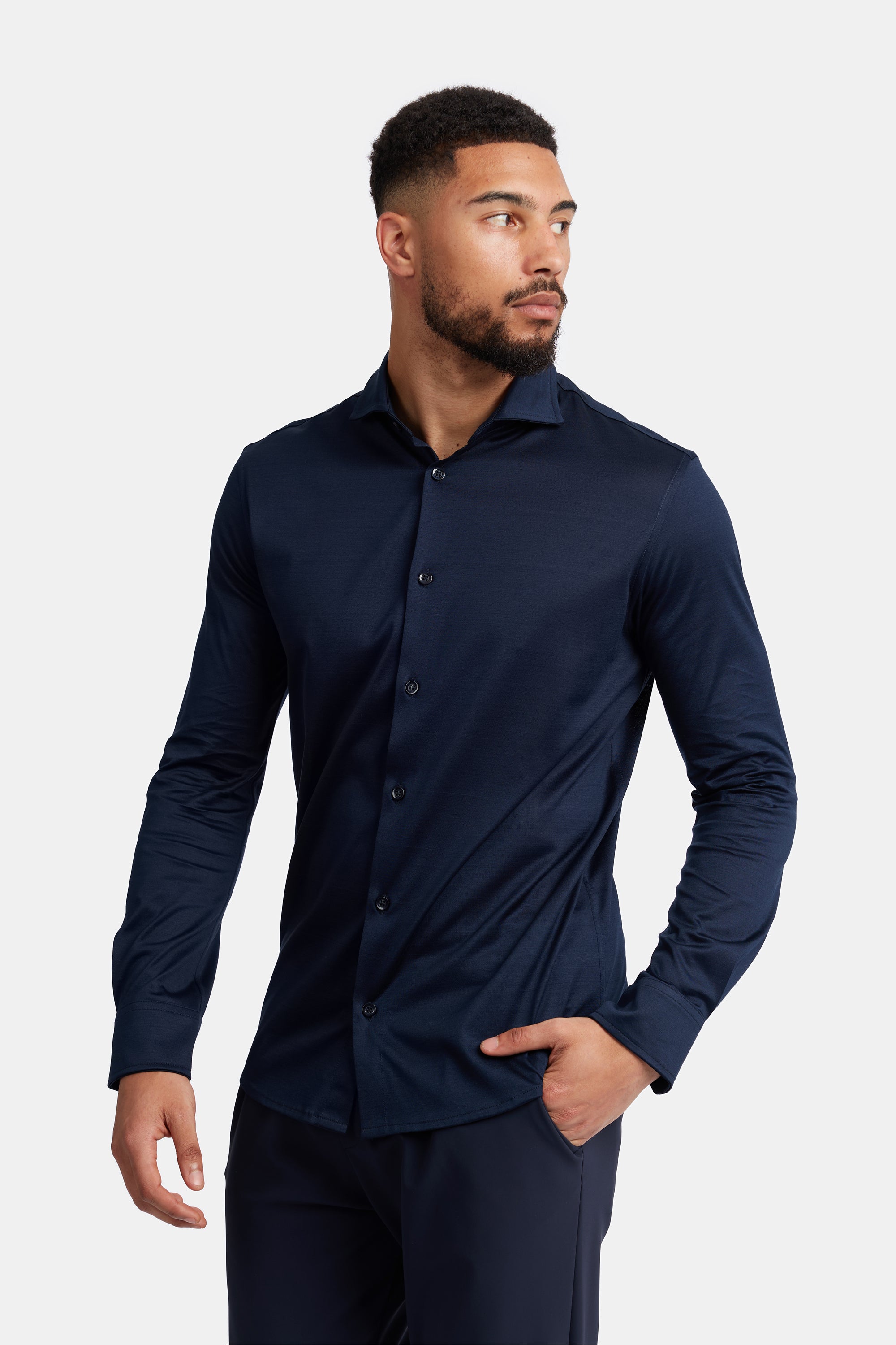 Midnight Blue Formal Shirt