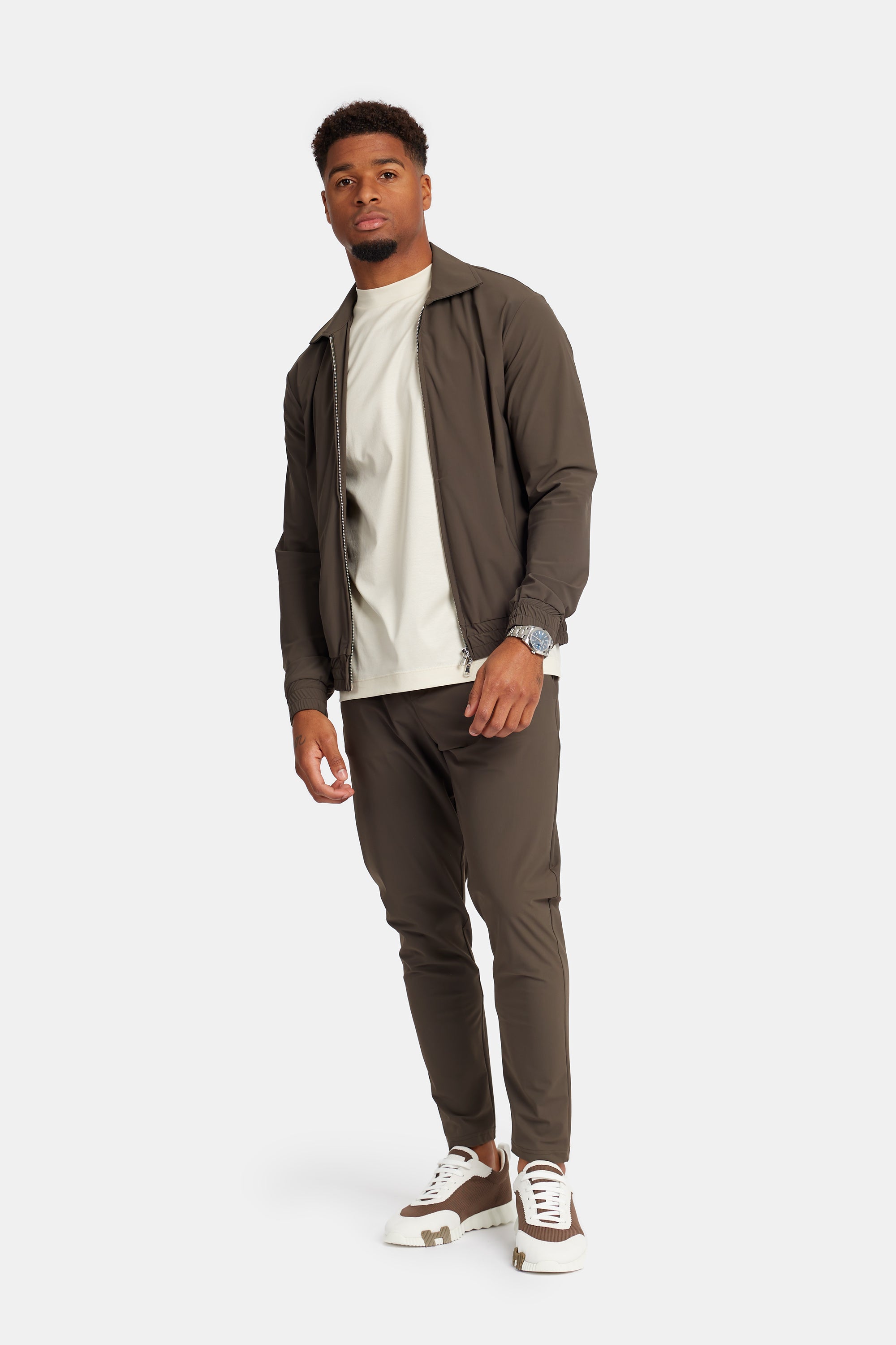 Mocha Brown Tech Pants